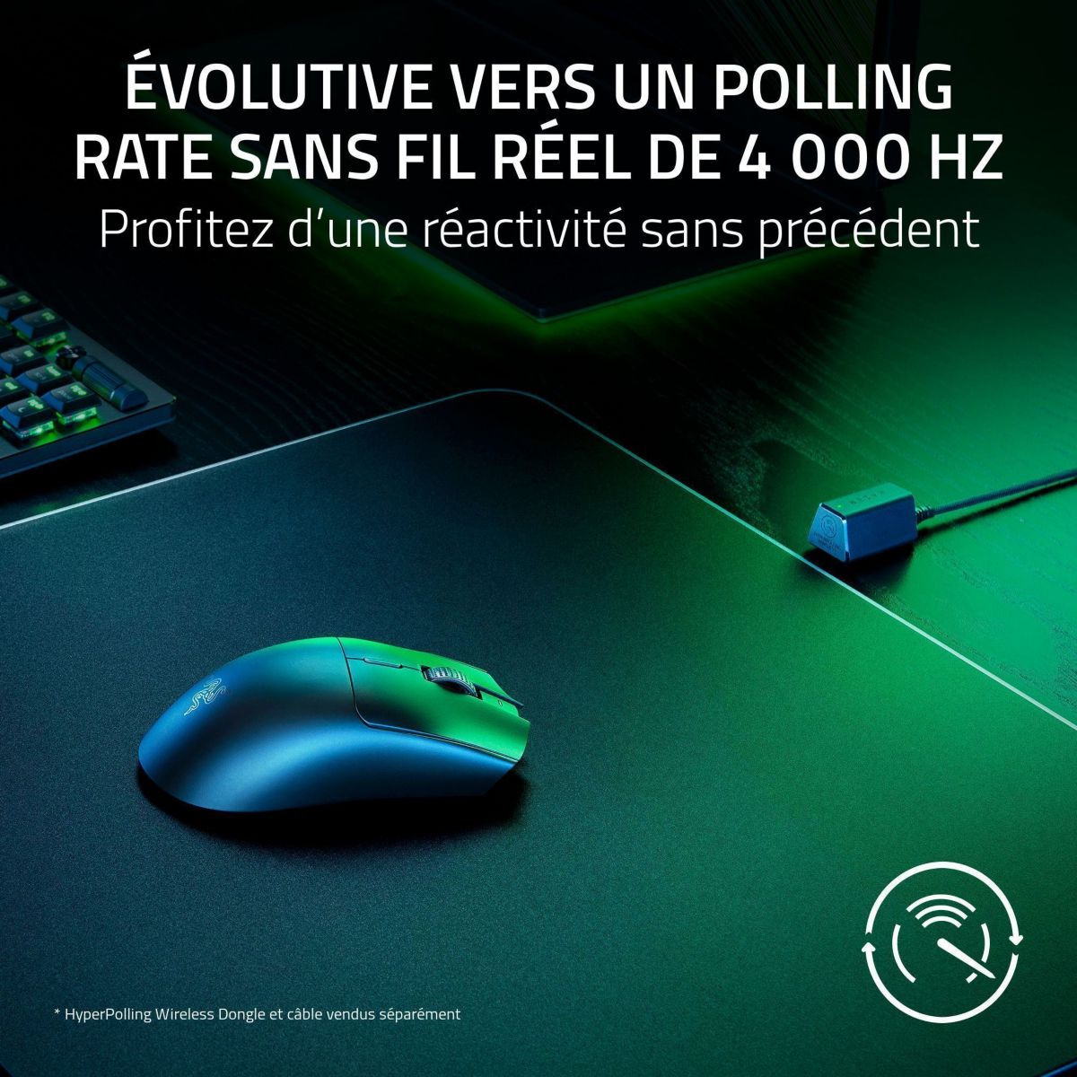Souris Gamer Sans Fil Viper V3 HyperSpeed couleur unique, RAZER