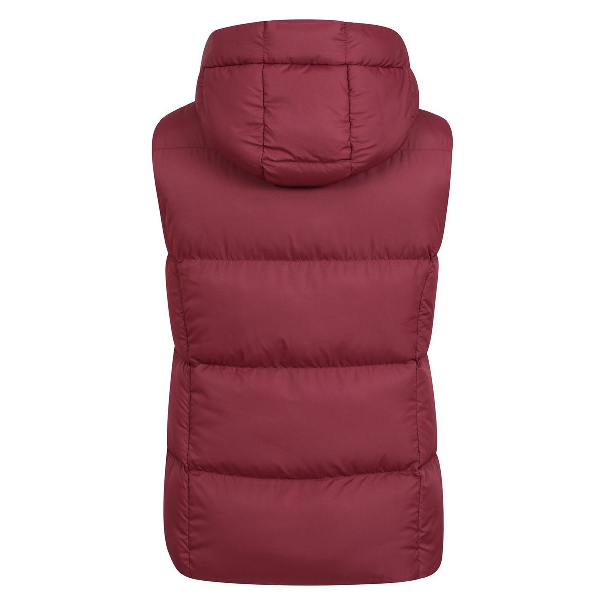 Veste rembourrée sans manches à capuche amovible ASTRAL rouge, MOUNTAIN WAREHOUSE