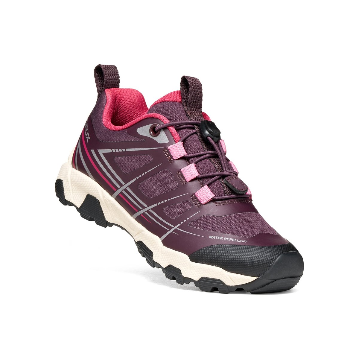 Baskets  J MAGNETAR  WR bordeaux/rose, GEOX
