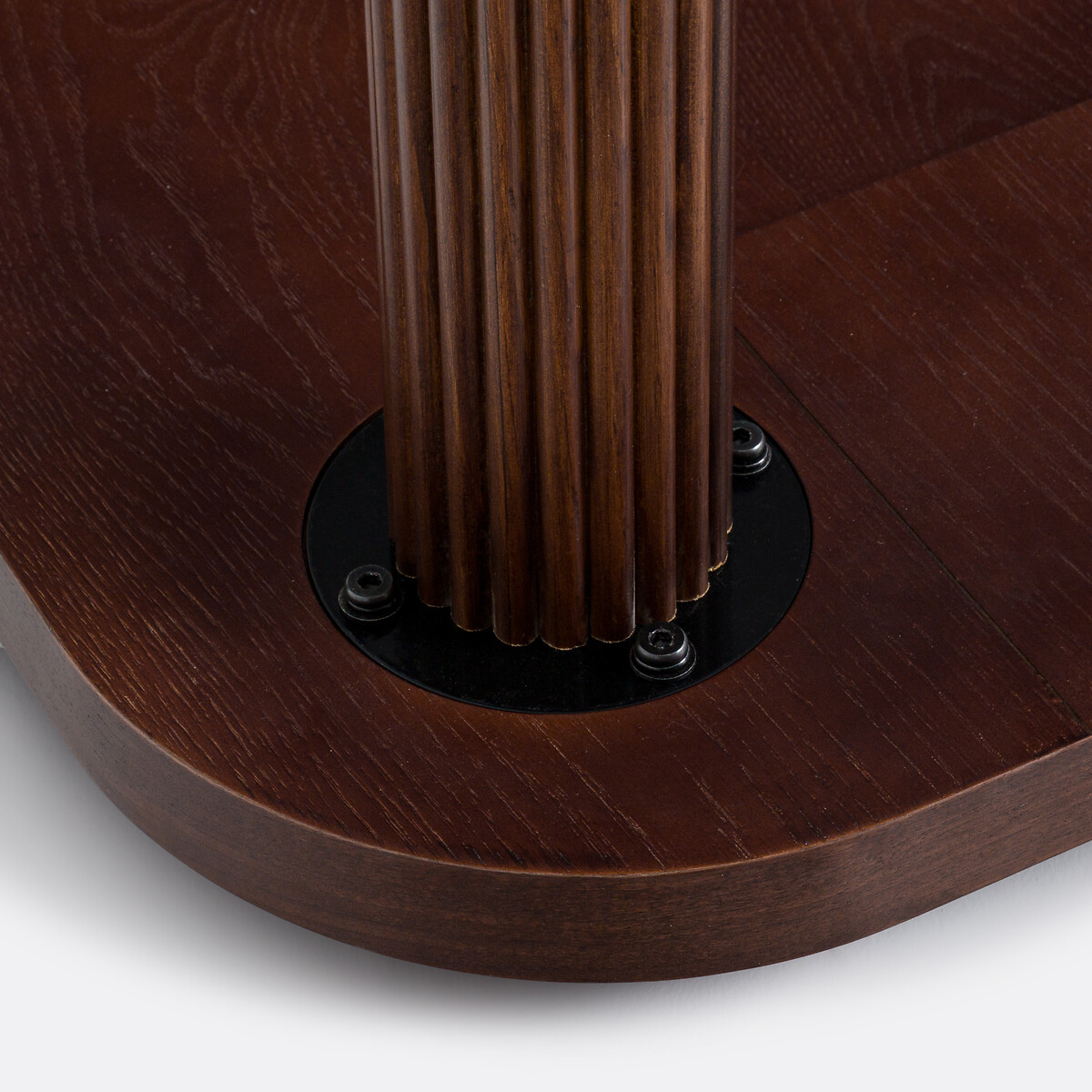 Lot de 4 pieds de table à composer cannelés, Alzar noyer, LA REDOUTE INTERIEURS