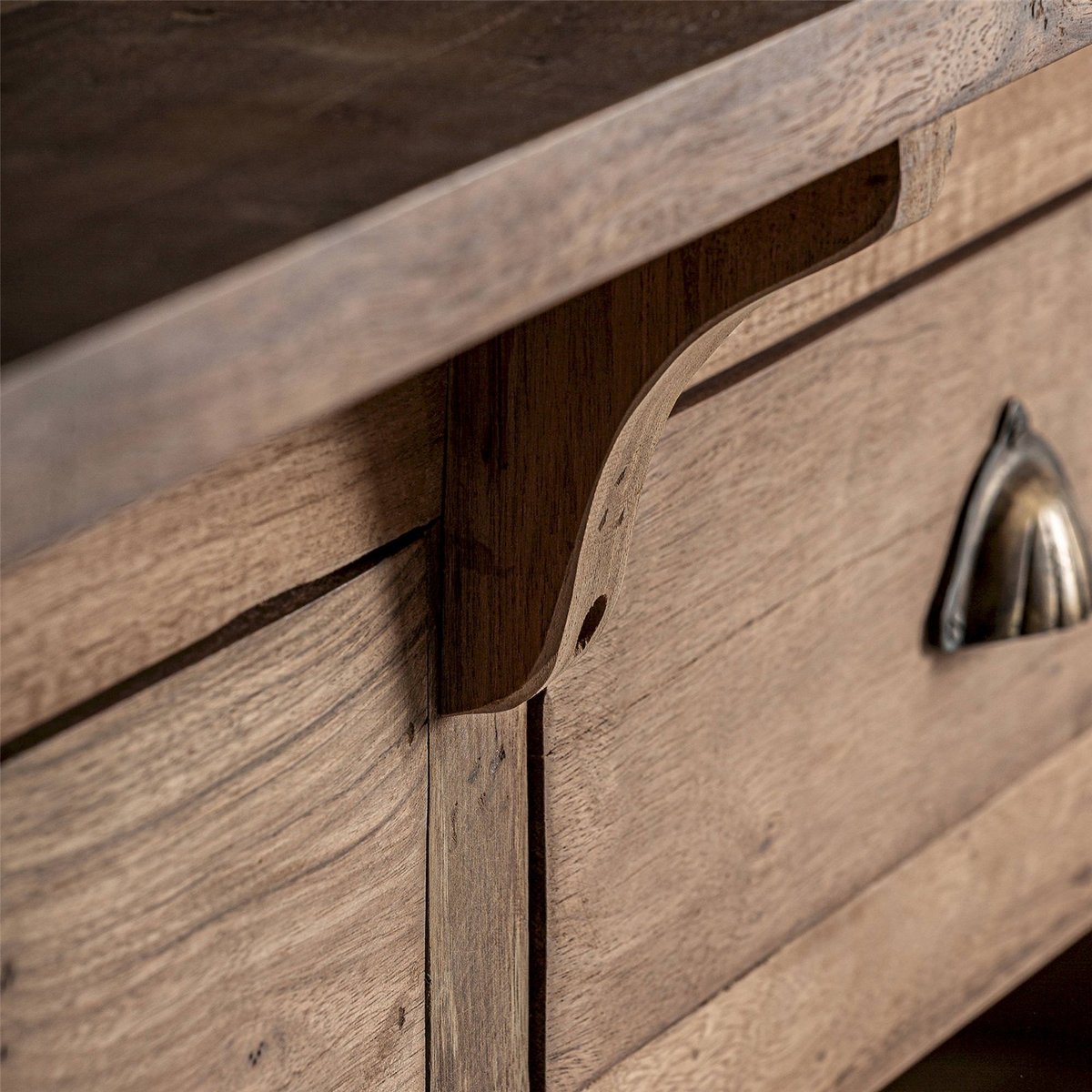 Buffet colonial en bois de manguier marron bois naturel, RECOLLECTION