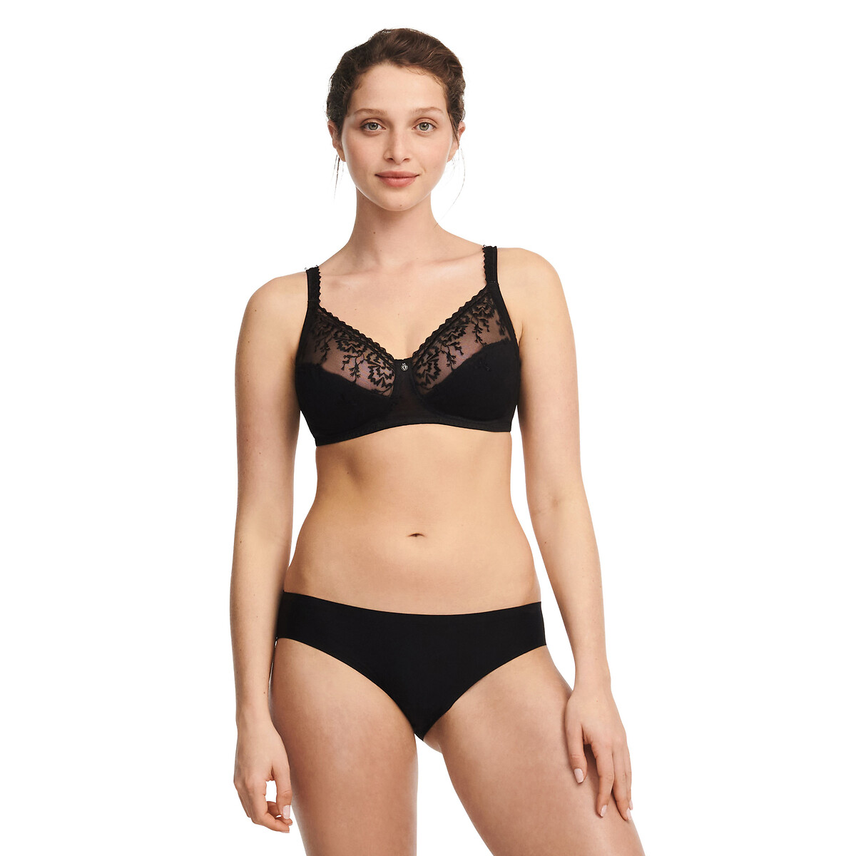 Every Curve Non-Underwired Bra black, CHANTELLE