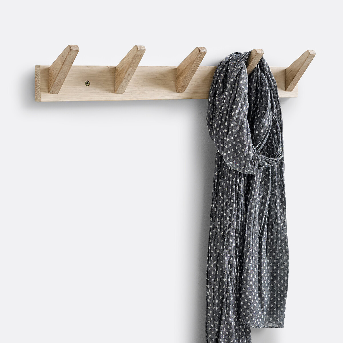 Patère 5 crochets en chêne, Selfrid naturel, LA REDOUTE INTERIEURS