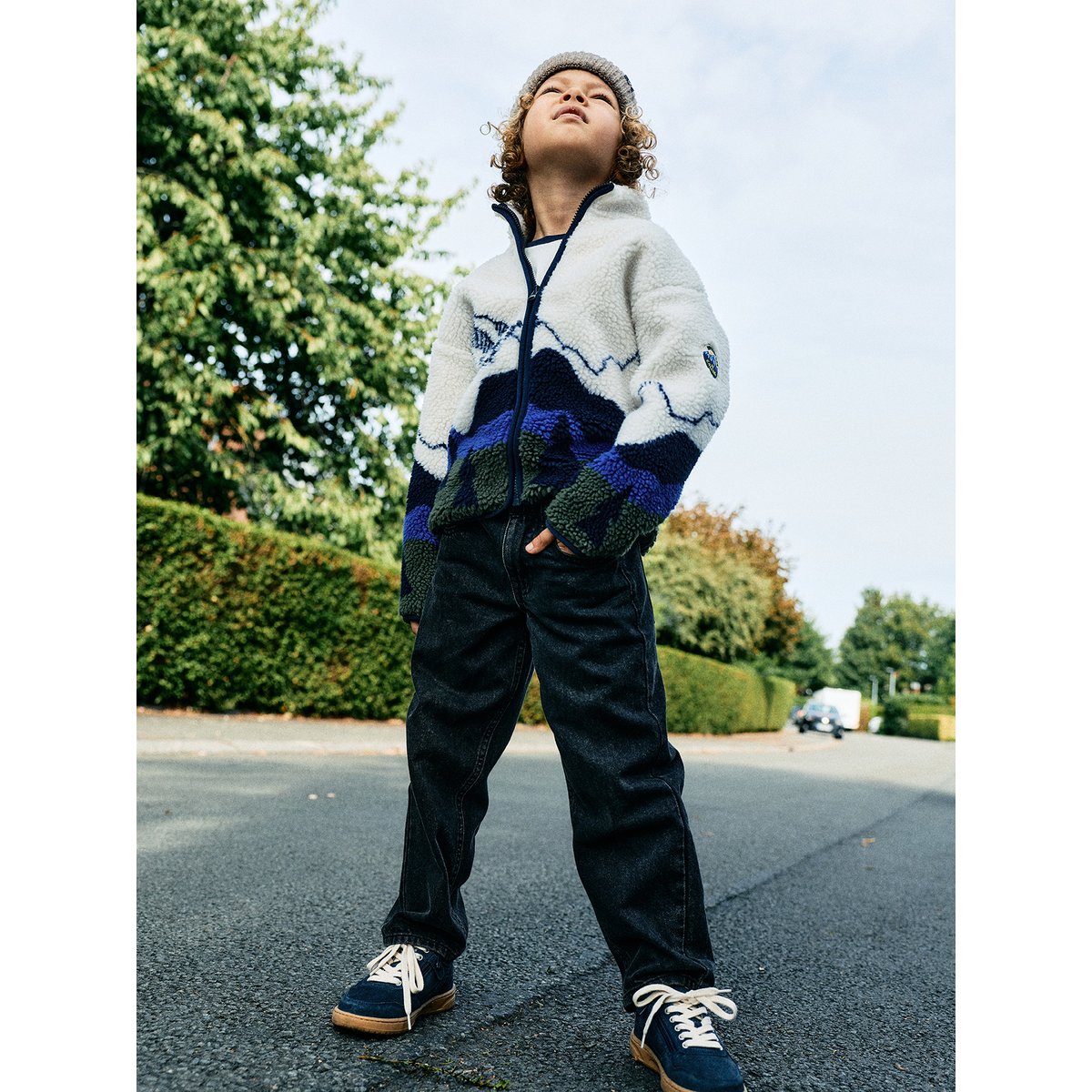 Jean loose morphologie medium noir, VERTBAUDET