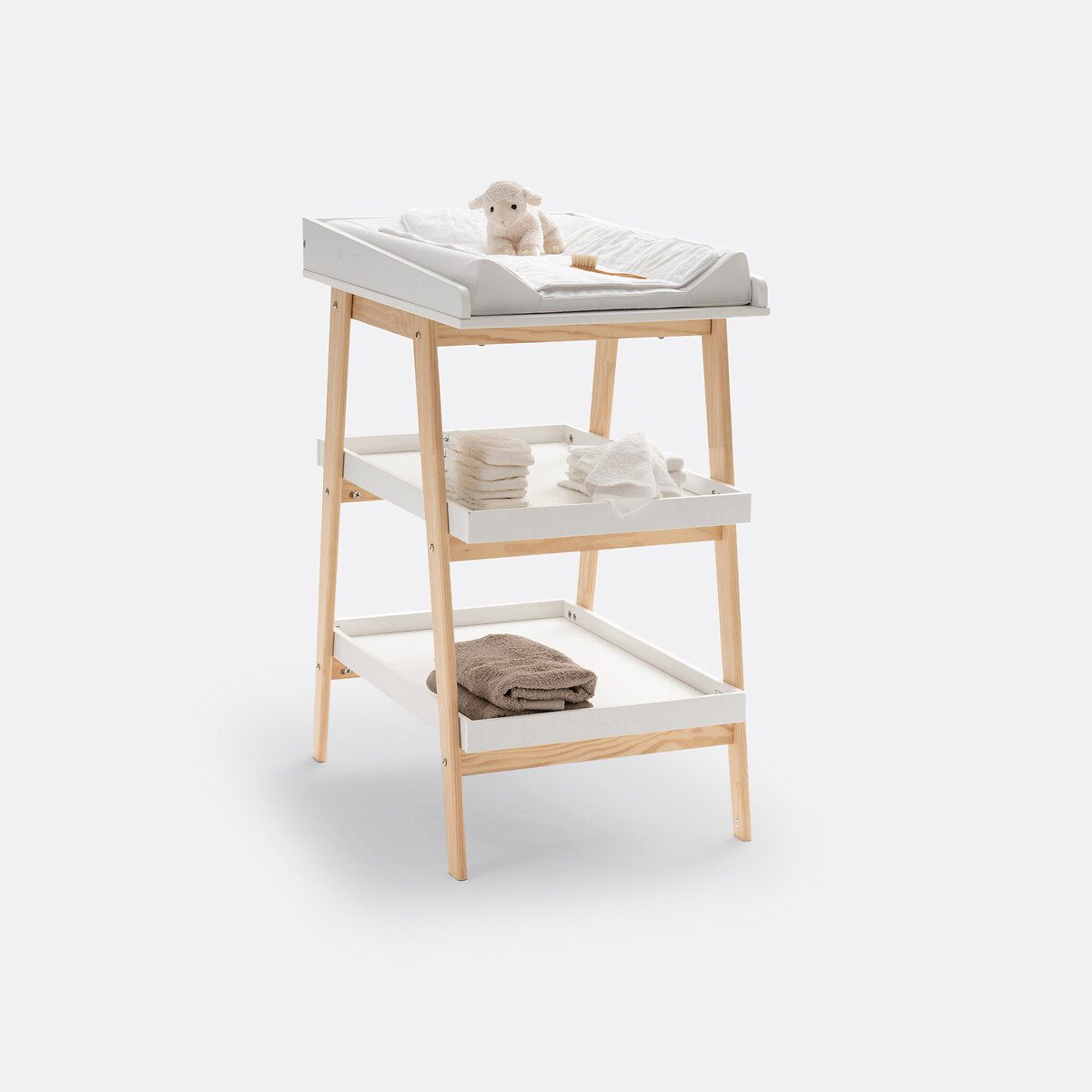 Fasciatoio Oréade bianco/legno, LA REDOUTE INTERIEURS