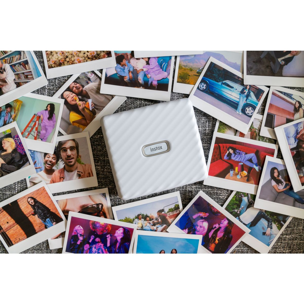 Imprimante photo portable Instax Link Wide White blanc, FUJIFILM