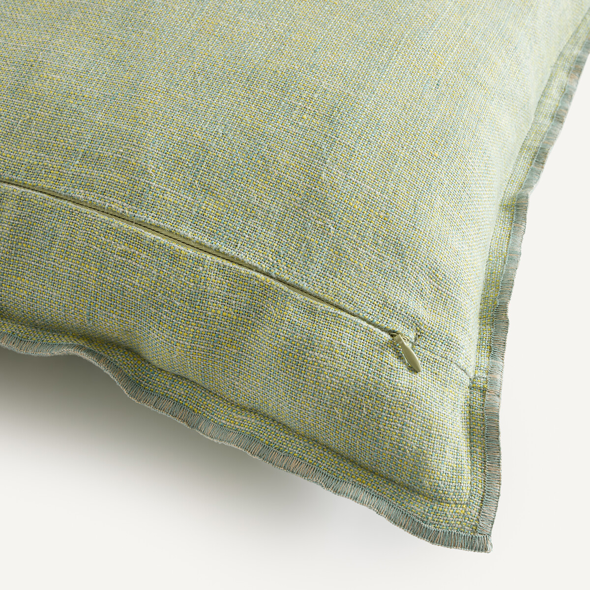 Housse de coussin chambray, MISSIA vert sauge, AM.PM