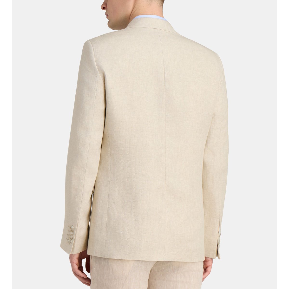 Veste de costume ari en lin crème, COMPTOIR GL