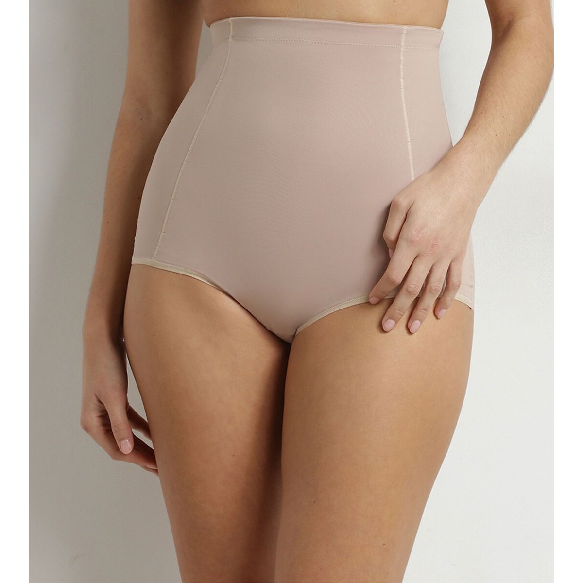 Slip met hoge taille SILHOUETTE CONTOUR licht leder, DIM
