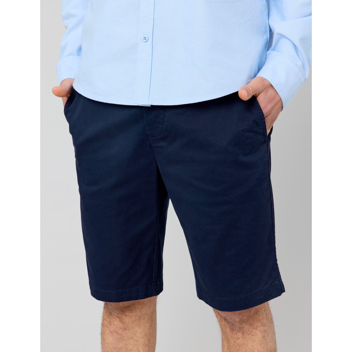 Bermuda chino bleu foncé, BZB