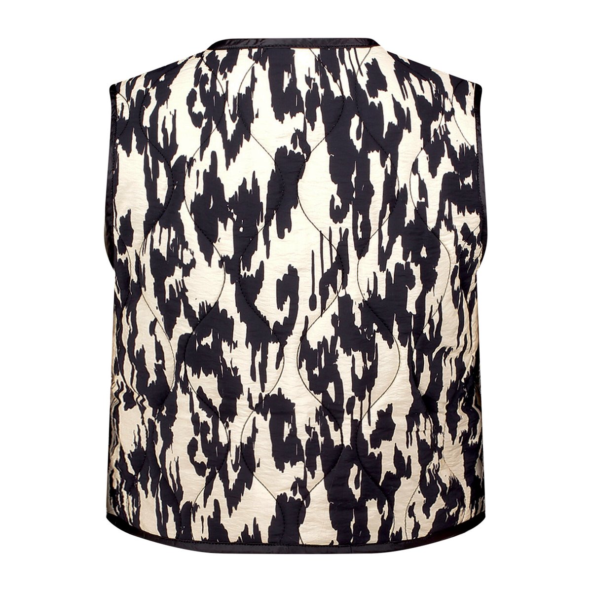 Gilet réversible sans manches noir/blanc, BETTY BARCLAY