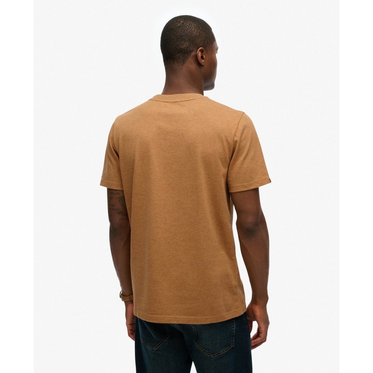 T-shirt décontracté Vintage Workwear jaune poussière, SUPERDRY