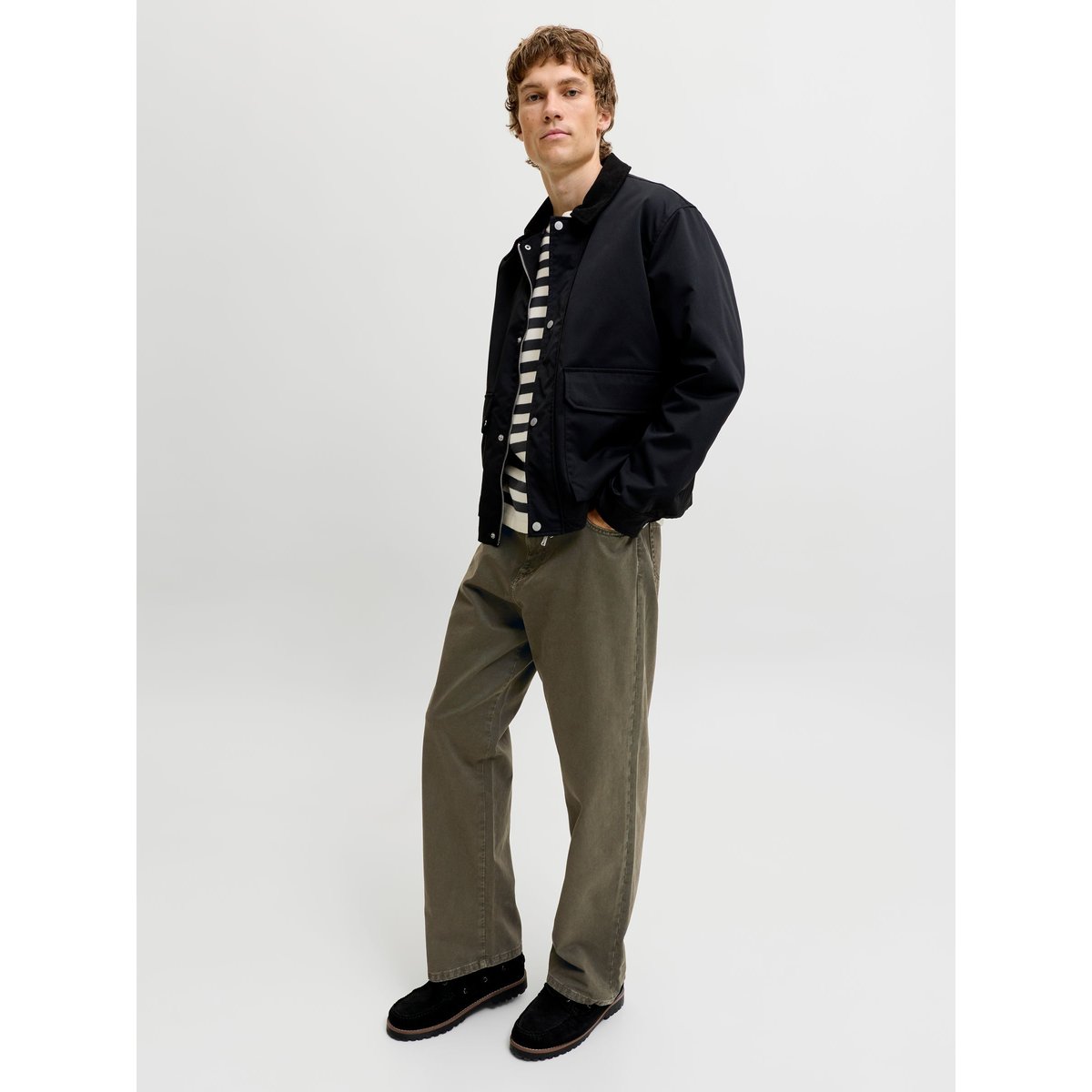 Pantalon verte - olive night 1, JACK & JONES