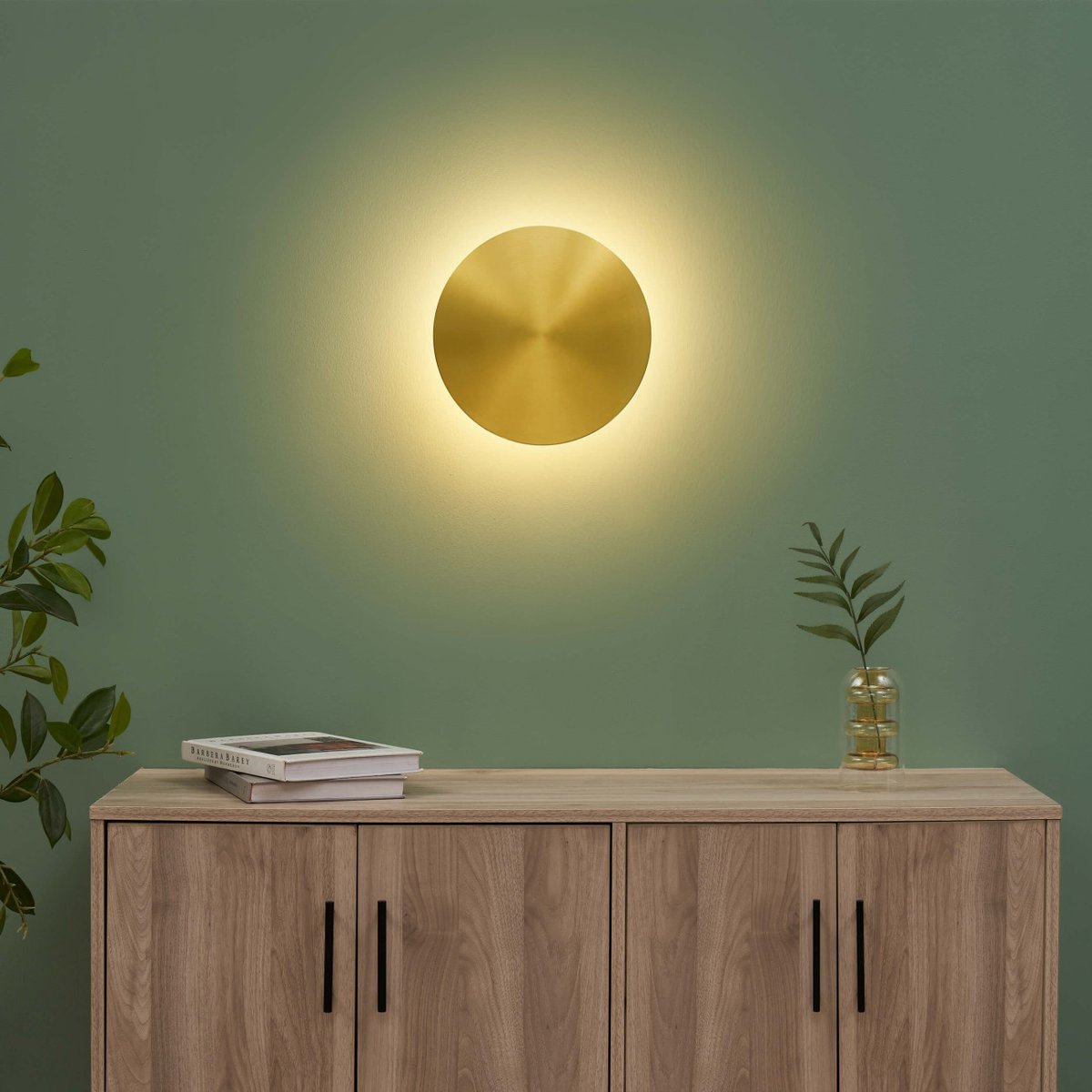 Applique dorée avec LED intégrée - DORÉNIS laiton, KOSILUM