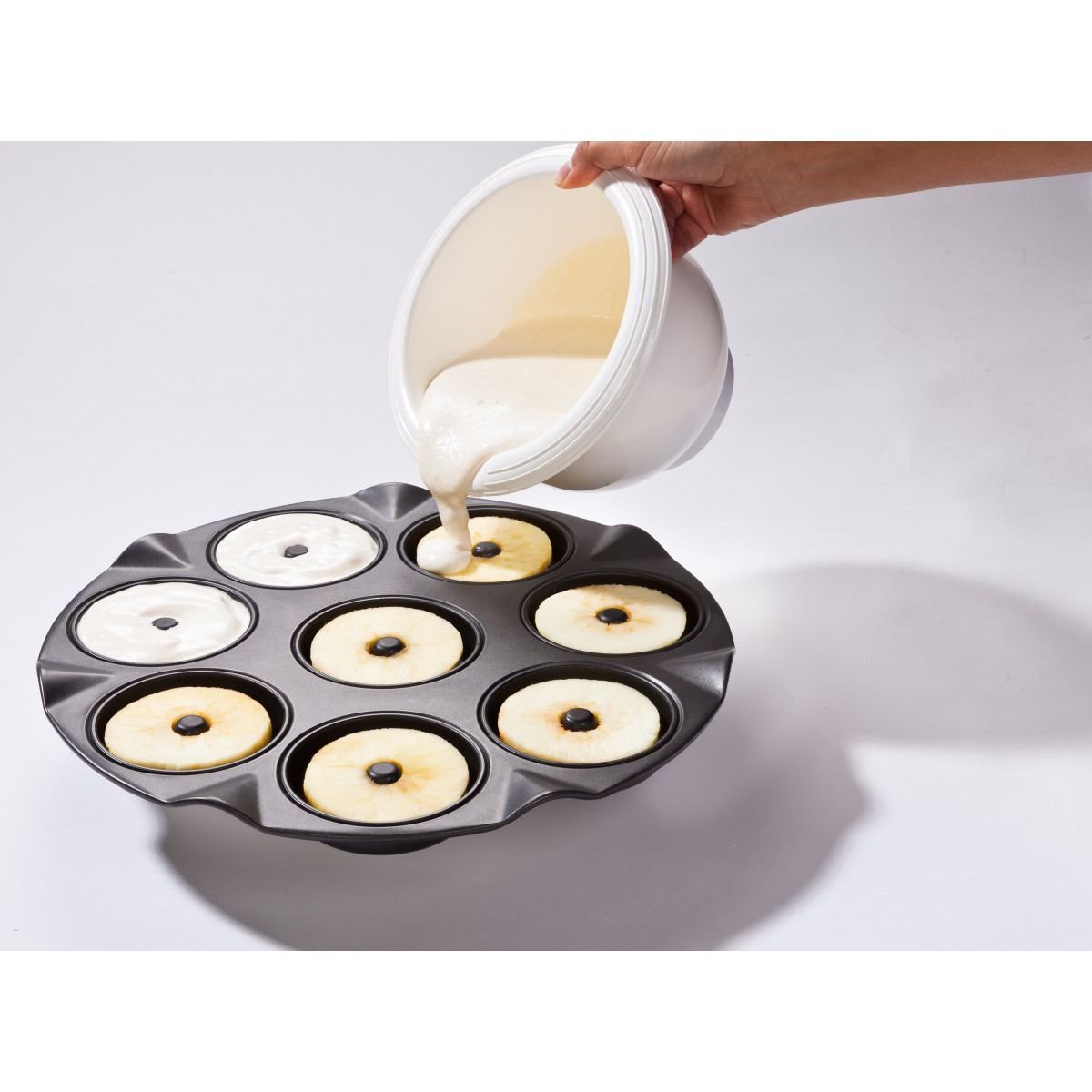 Moule pour 8 beignets au four BLACK METALLIC noir, ZENKER