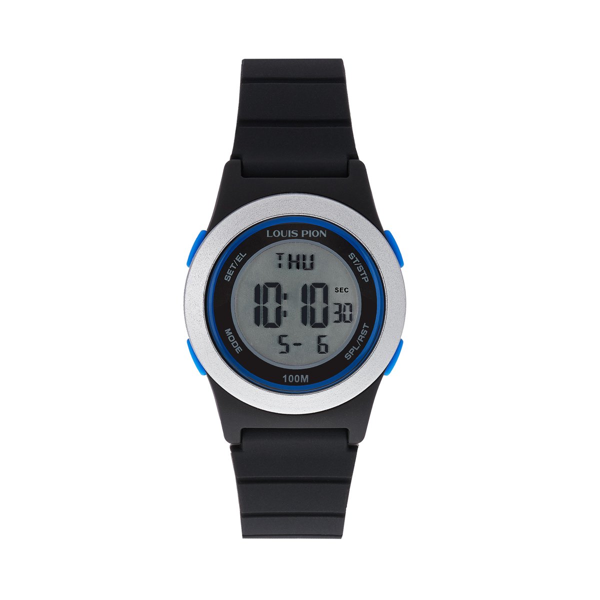 Montre Digital ALEX noir noir noir, LOUIS PION