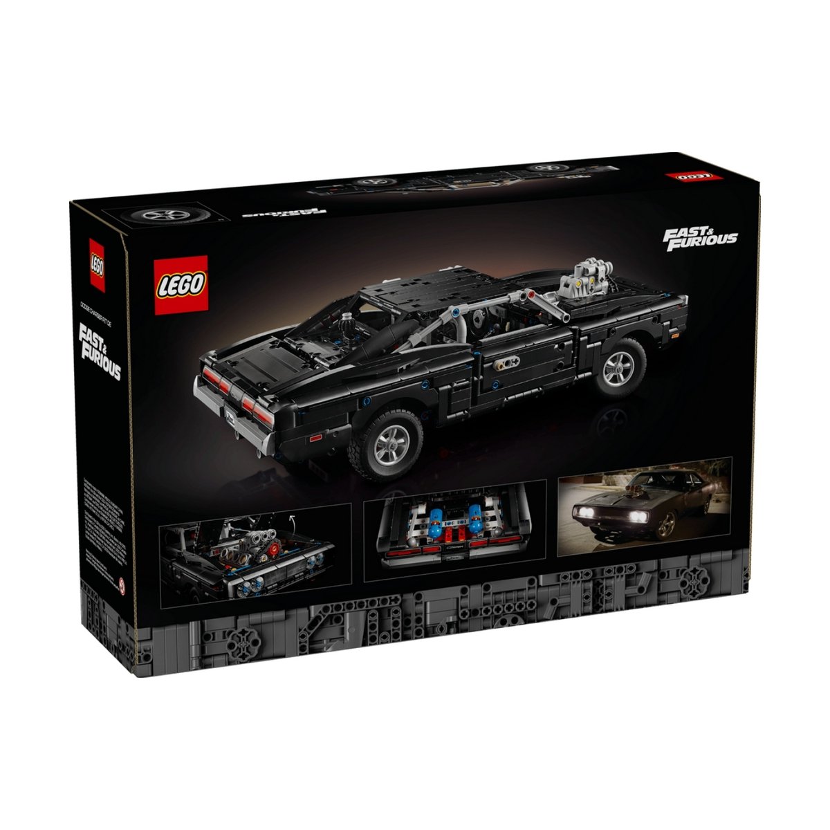 Technic Voiture Dodge Charger R/T de Fast and Furious noir, LEGO