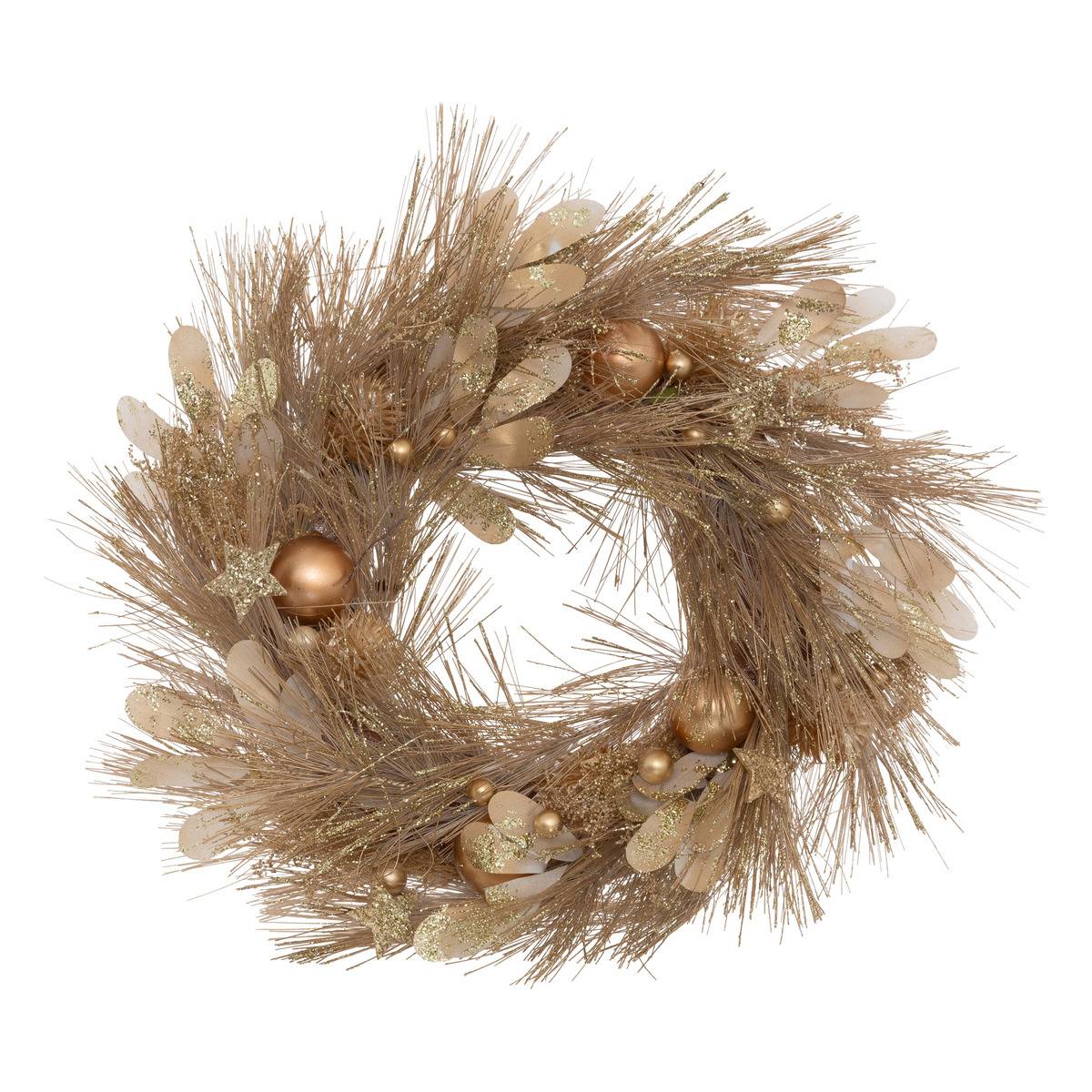 Couronne Noël D35 cm transparent, FEERIC LIGHTS & CHRISTMAS