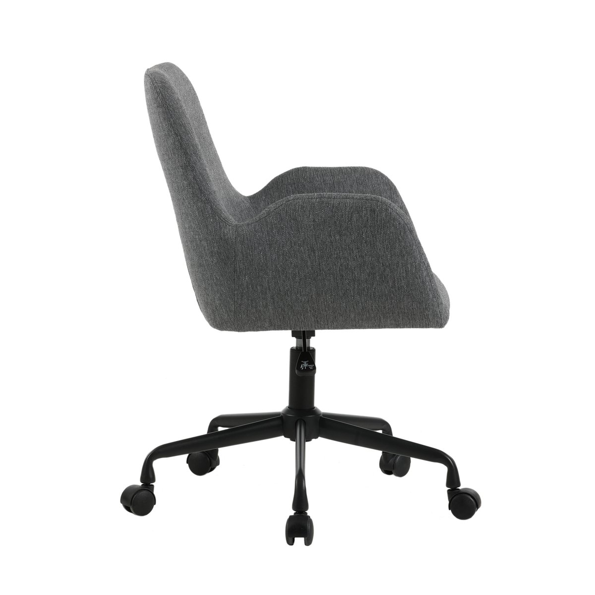 Fauteuil de bureau à roulettes, MAEL gris marengo, HISPANOHOGAR