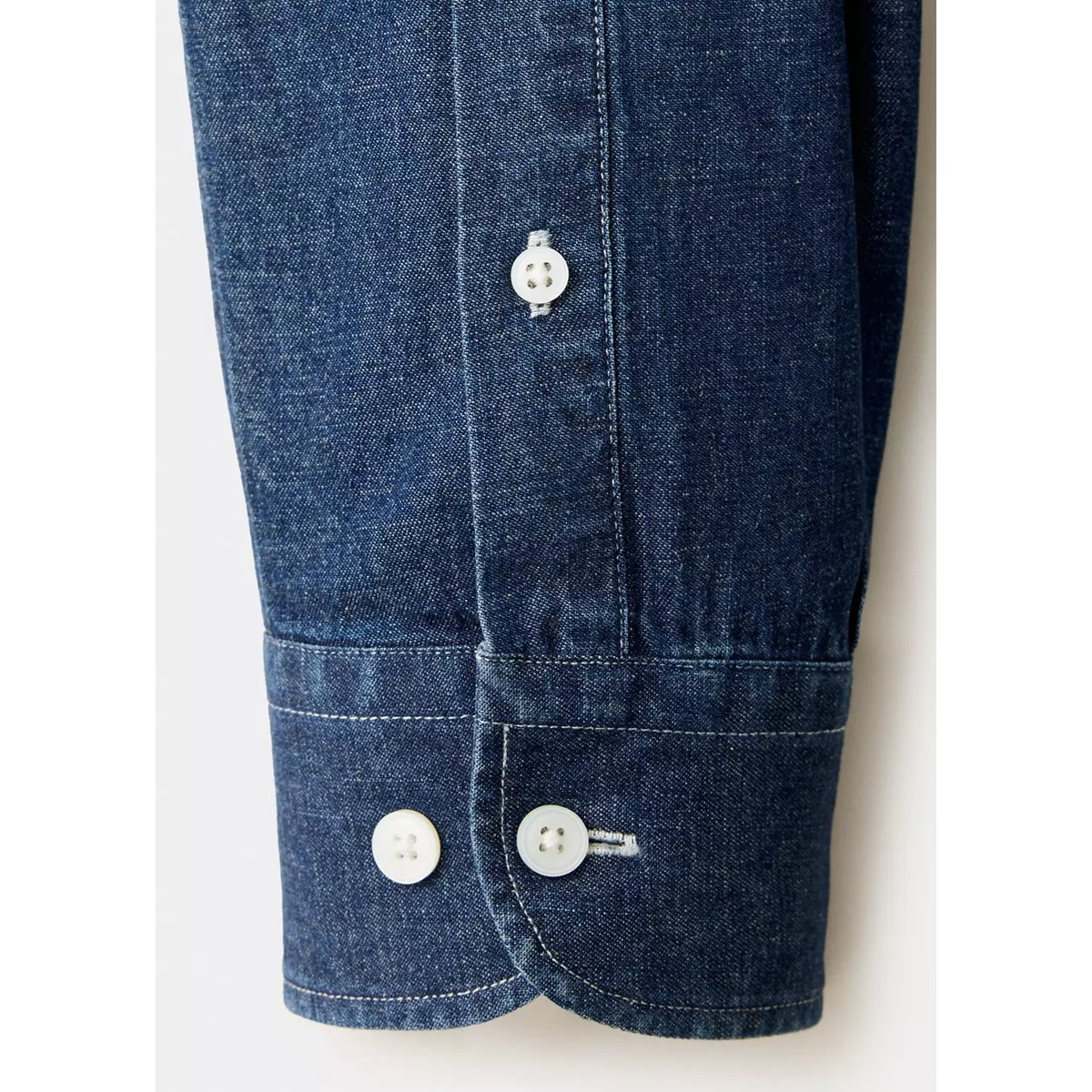 Chemise en jean regular-fit bleu moyen, MANGO MAN