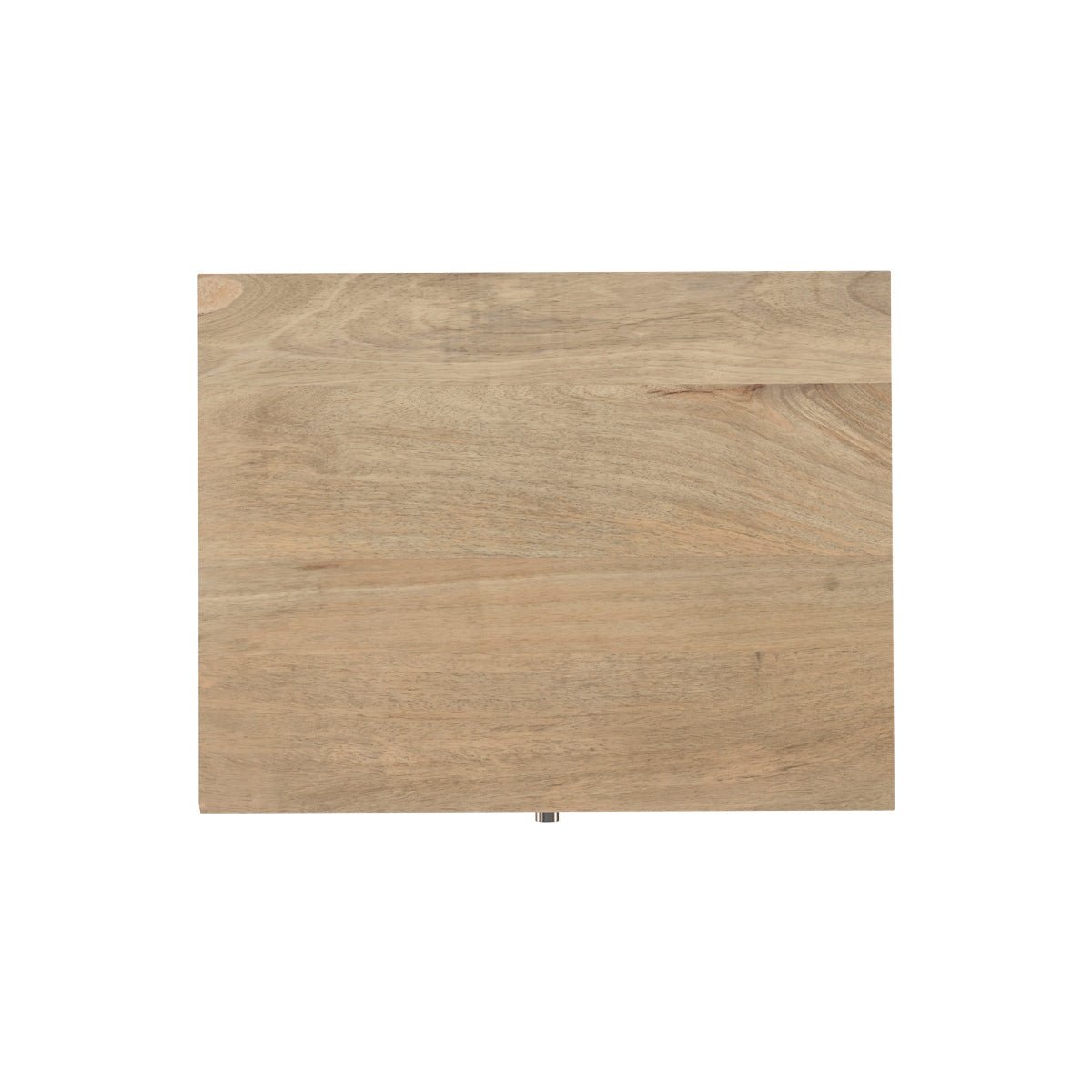 Table de chevet en bois de manguier gravé 2 tiroirs - TINY bois clair, MAISON PAVANE