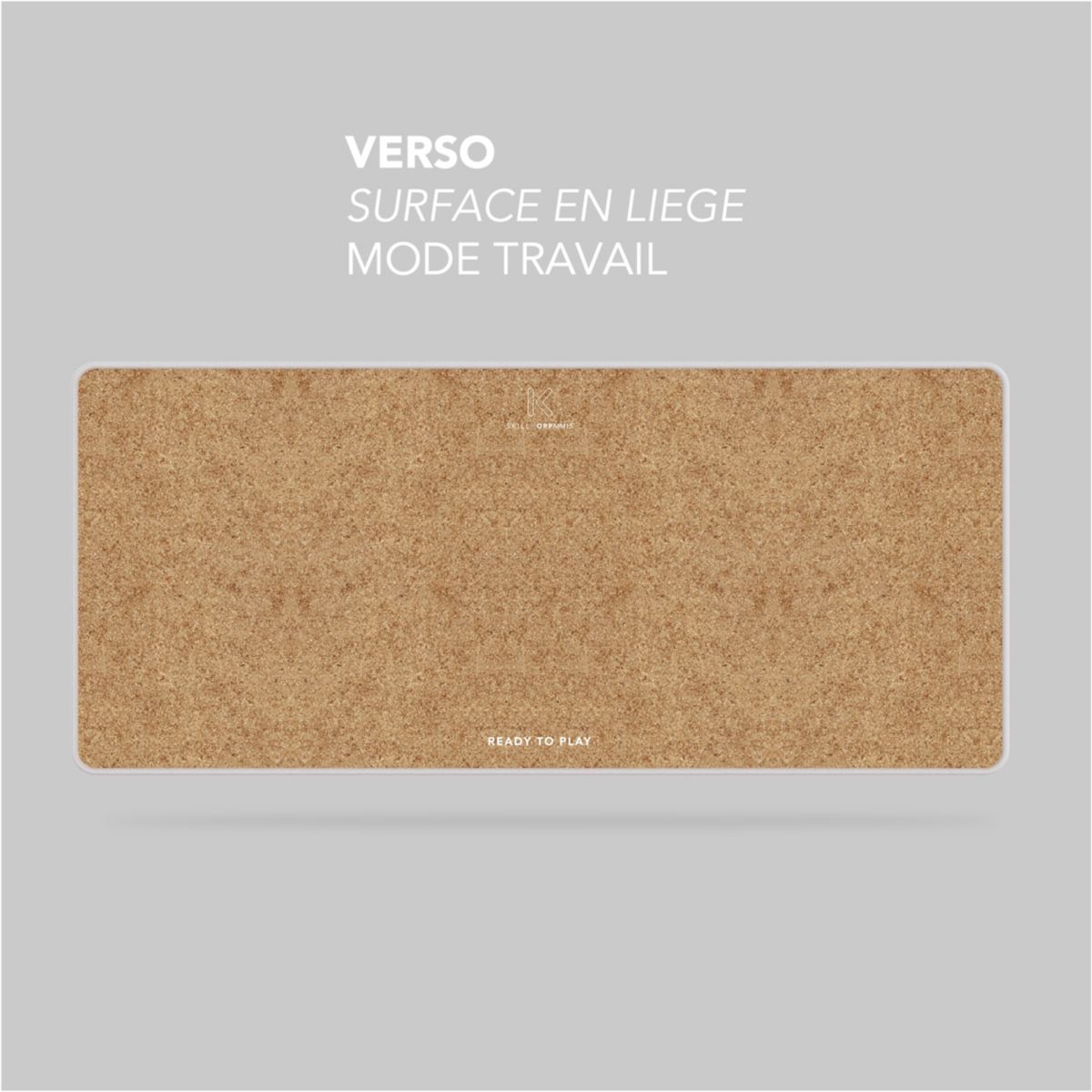 Tapis de souris MM15 FLIP Progress couleur unique, SKILLKORP