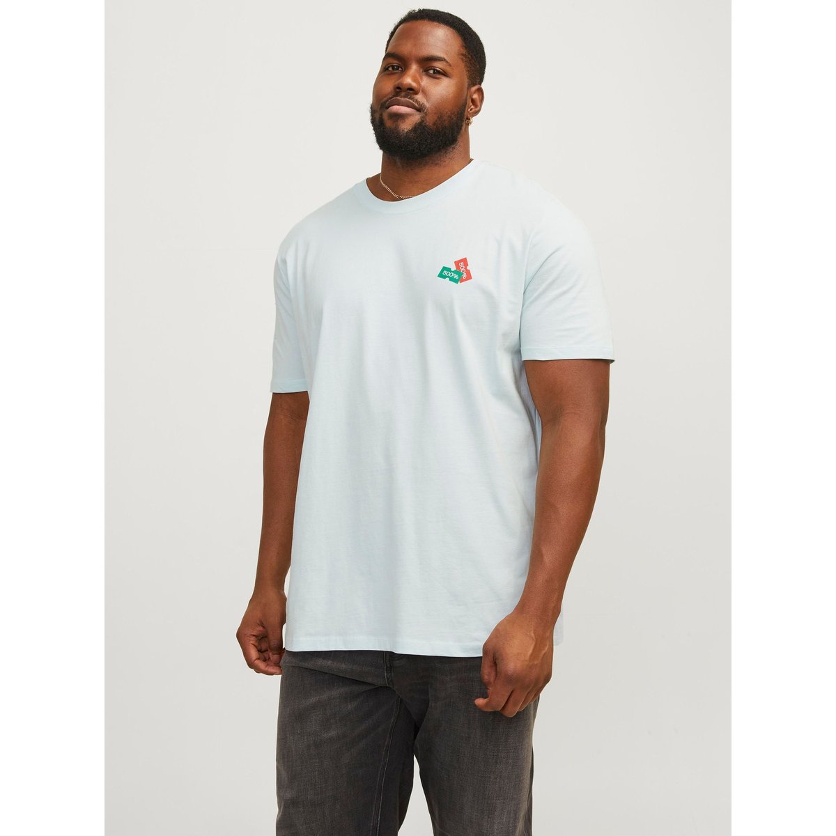 T-Shirt Plus Size T-shirt Imprimé skylight, JACK & JONES