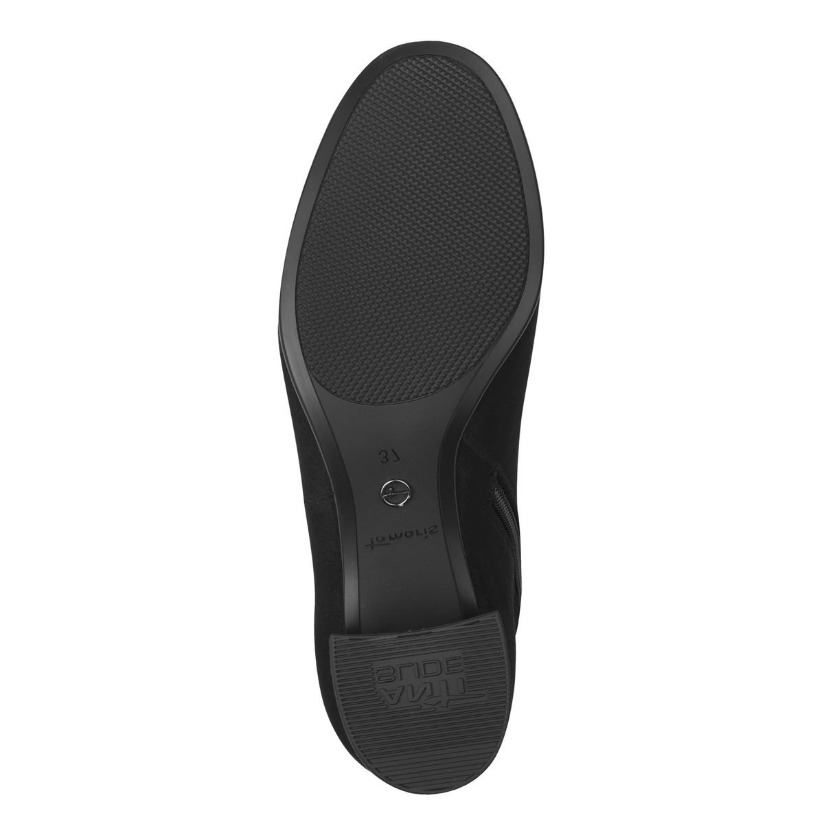 Bottine talon bloc noir, TAMARIS