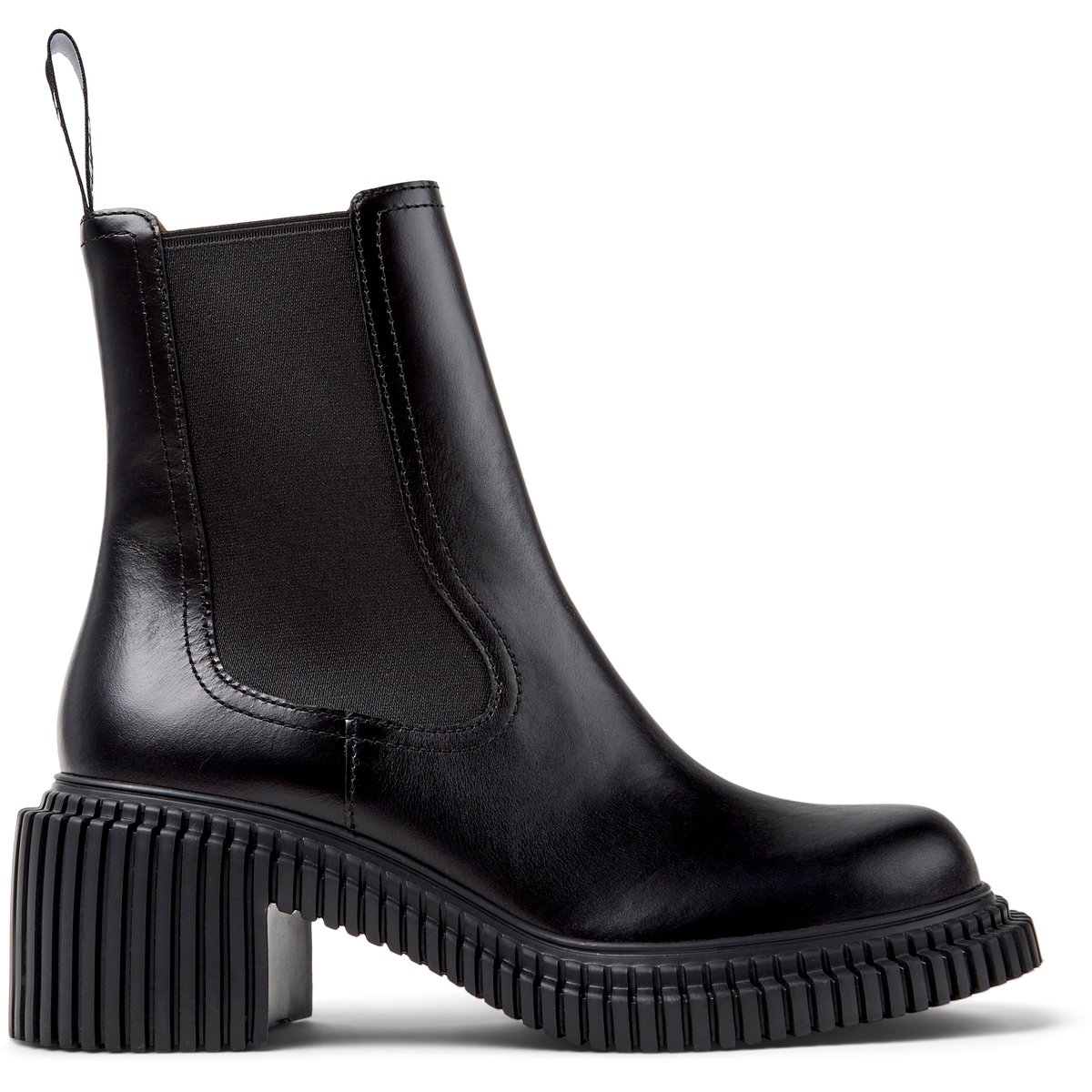 Bottines Pix London cuir noir, CAMPER