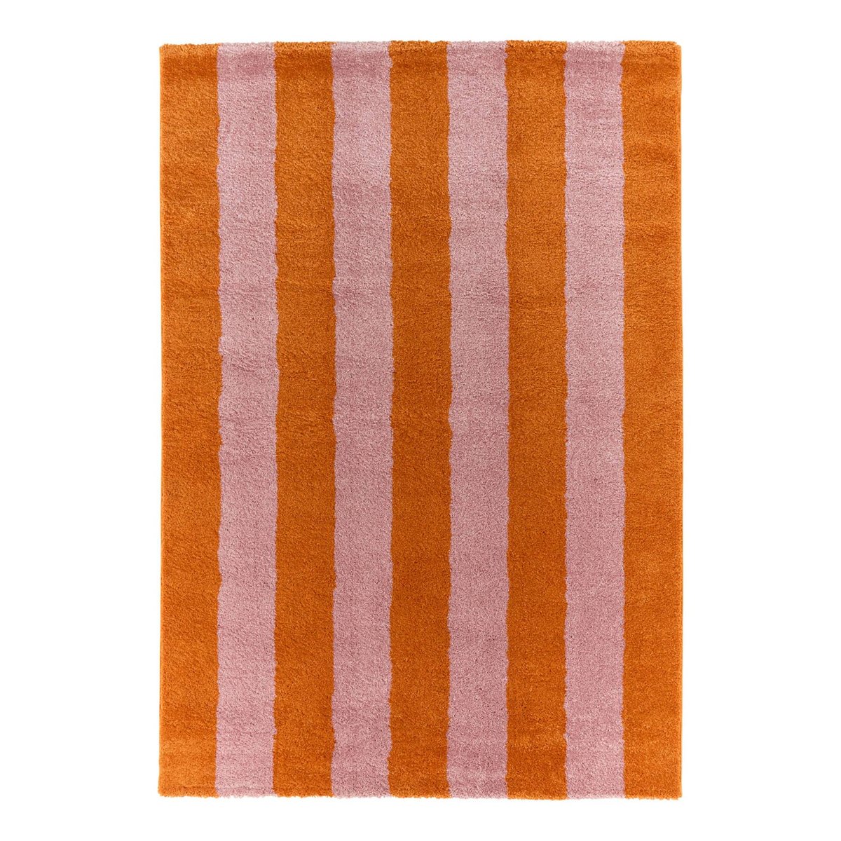 Tapis intérieur rectangulaire contemporain PABLO orange / rose, SWEEEK