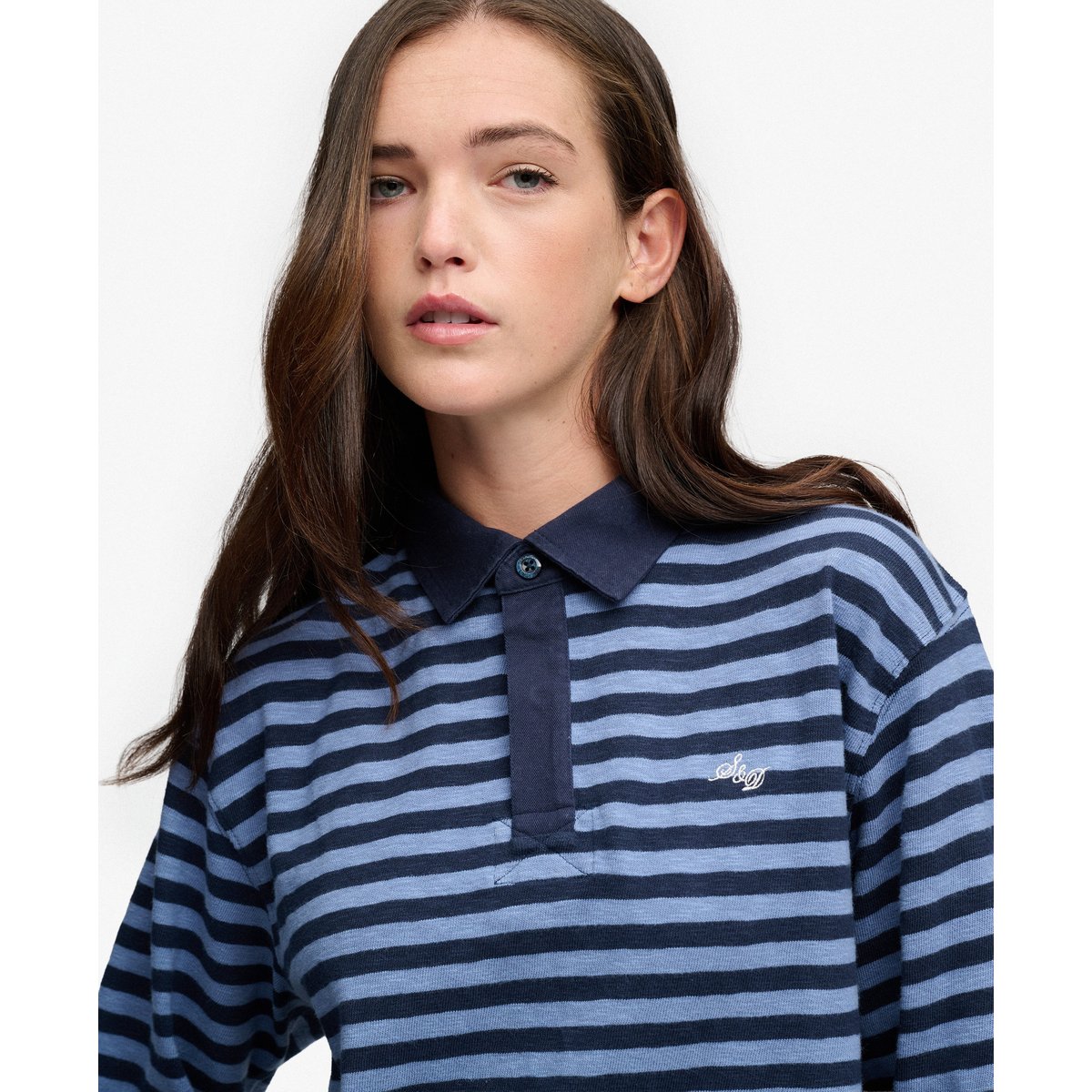 Top Rugby Athletic Essentials Coupe Oversize bleu tidal/bleu marine, SUPERDRY