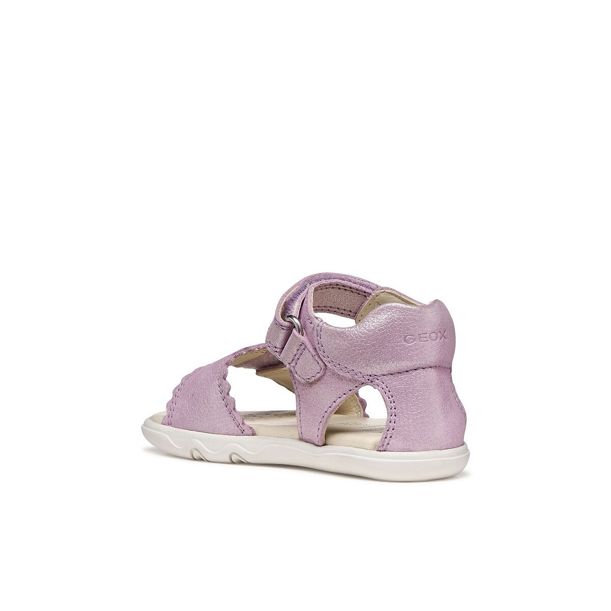 Sandales en cuir barefoot, STEPPIEUP lilas, GEOX