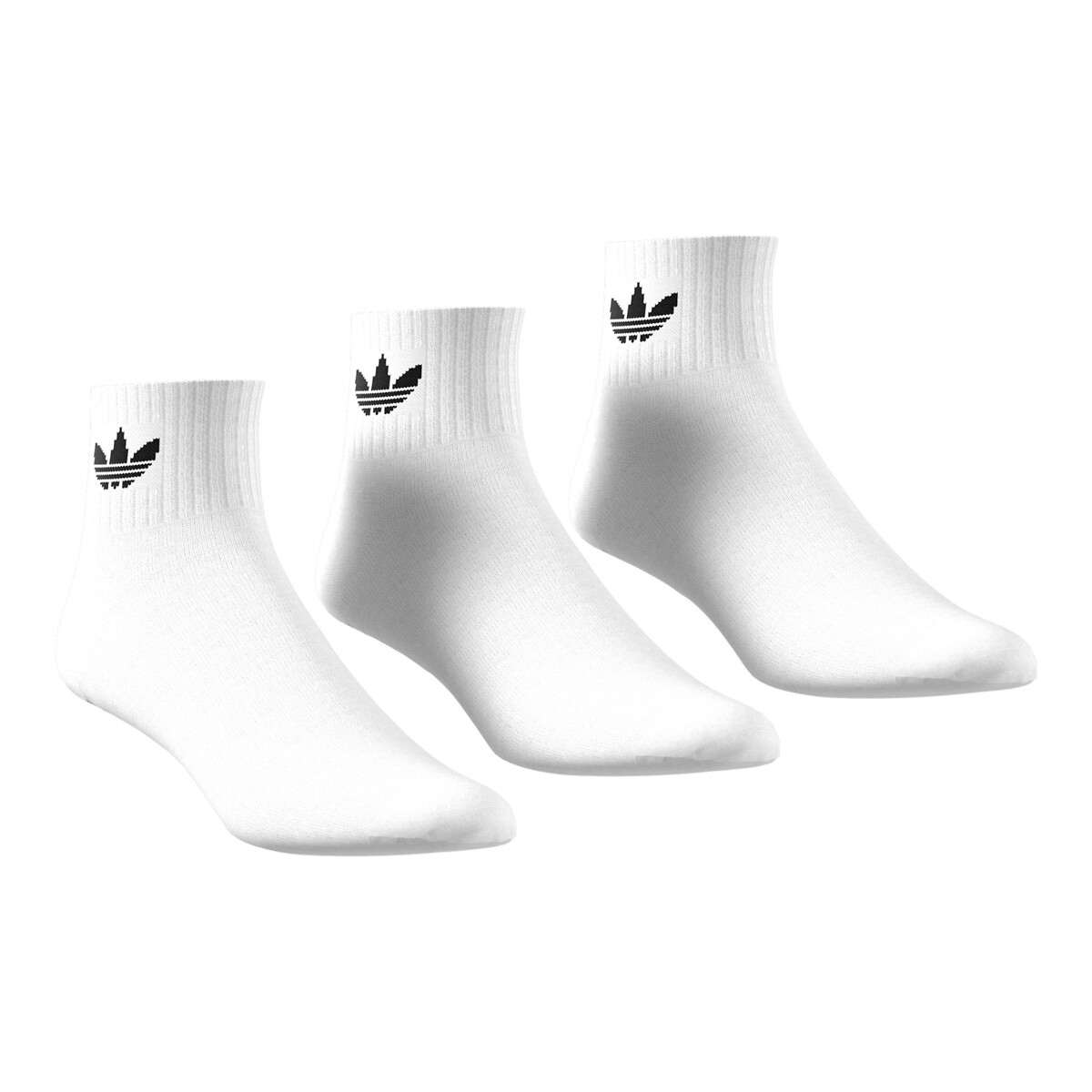 Lot de 3 paires de chaussettes basses blanc, adidas Originals