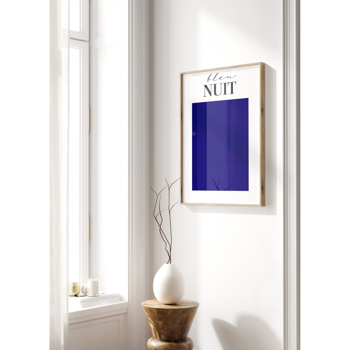 Affiche Bleu Nuit blanc, L'AFFICHERIE