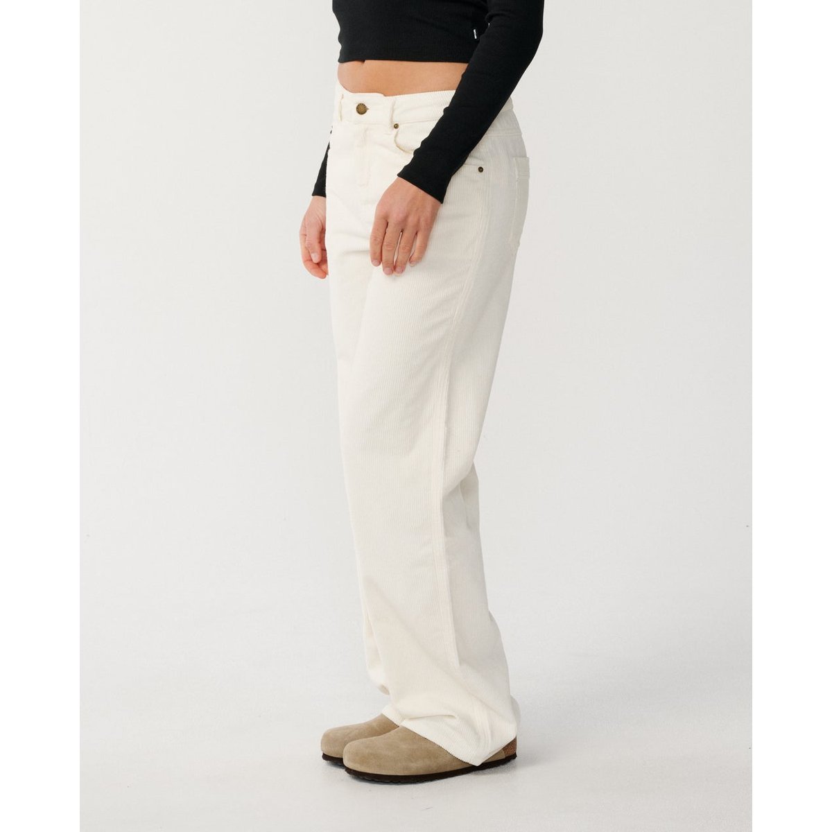 Pantalon en velour Aggie Relax bone, RIP CURL