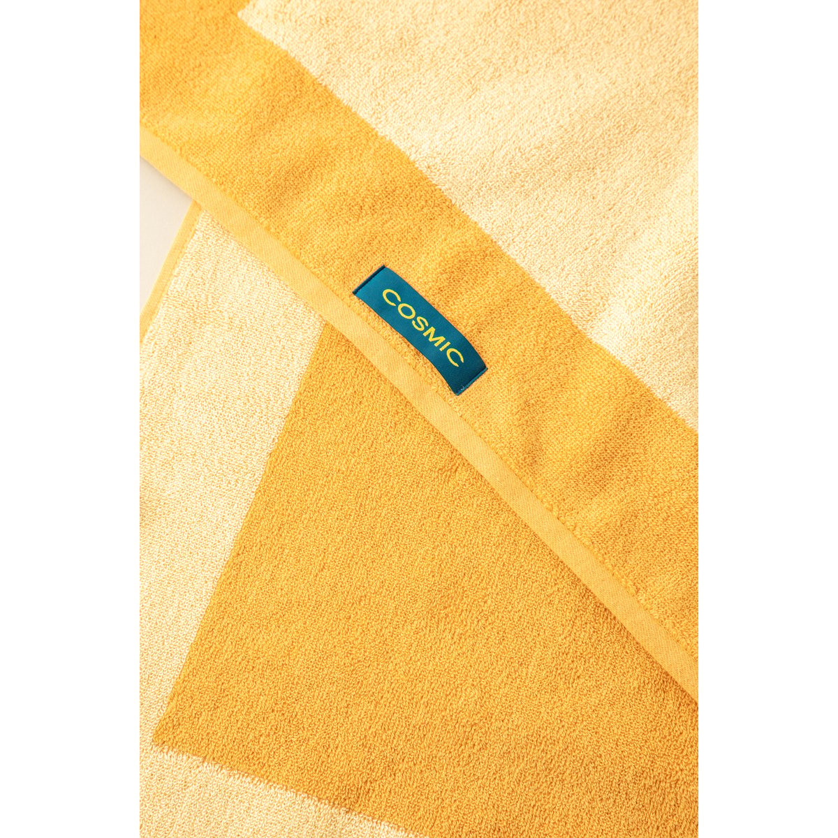 Serviette De Bain 70x140   SHAPES jaune miel, COSMIC
