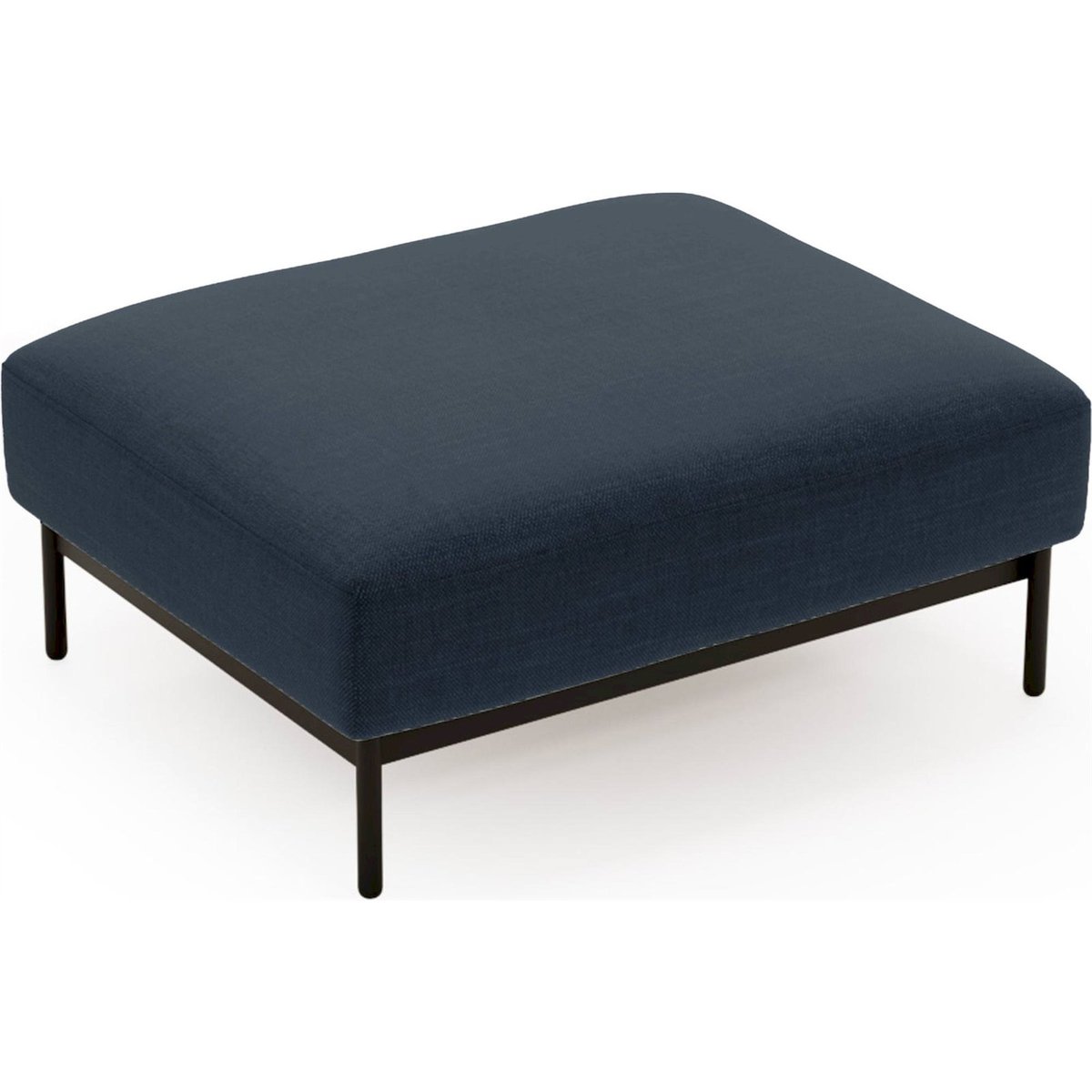 Pouf carré collection SOLIANERO bleu marine, RECOLLECTION