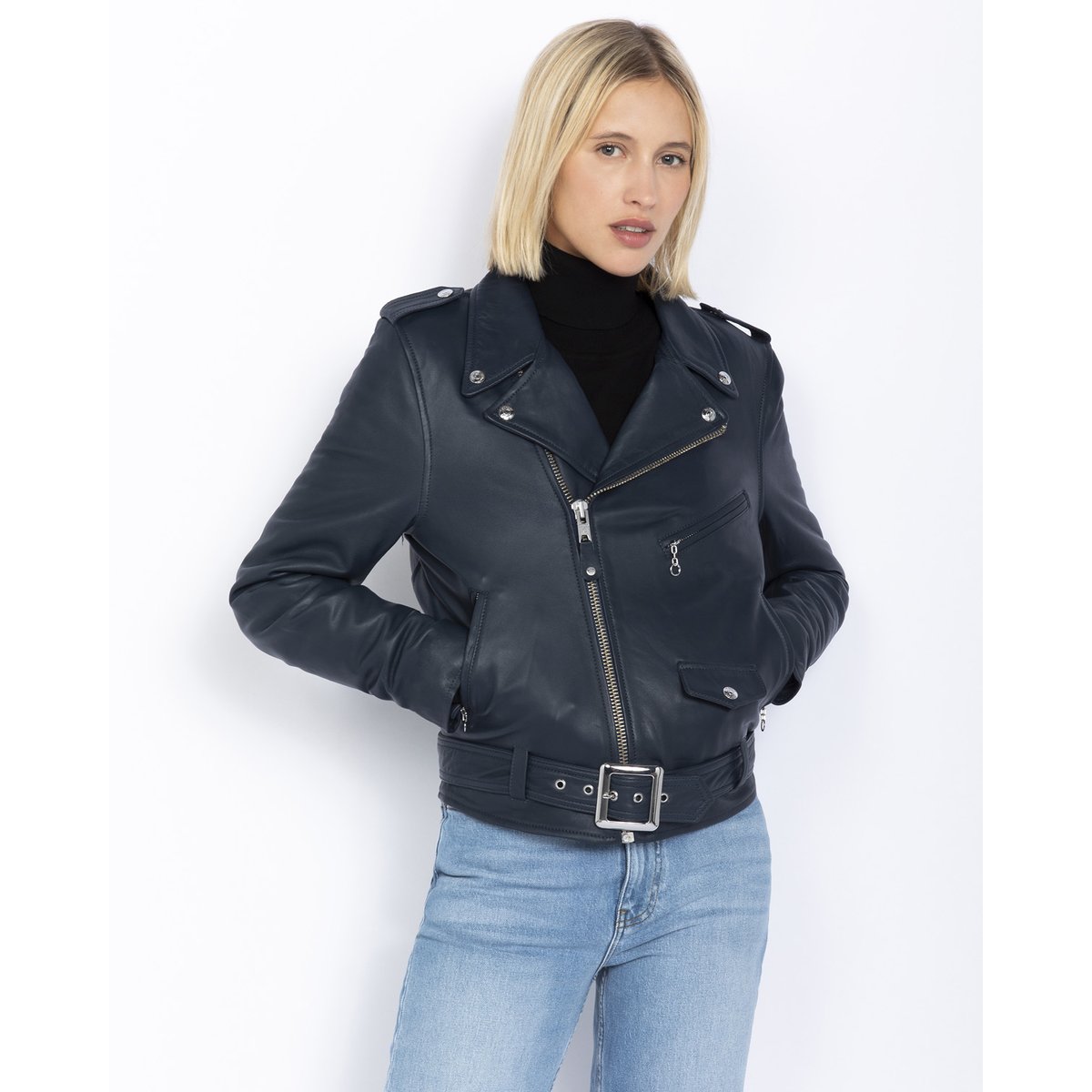 Blouson Perfecto® indigo, SCHOTT
