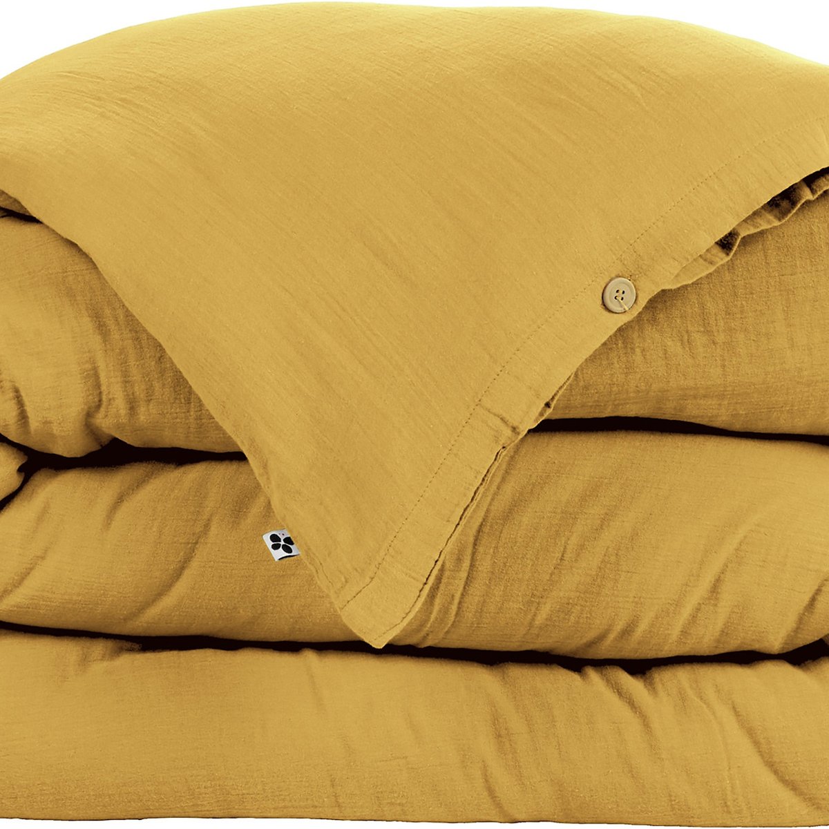 Housse de couette 100% gaze de coton safran, C DESIGN HOME TEXTILE