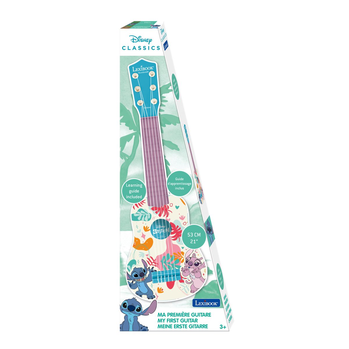 Ma Première Guitare Stitch bleu, LEXIBOOK