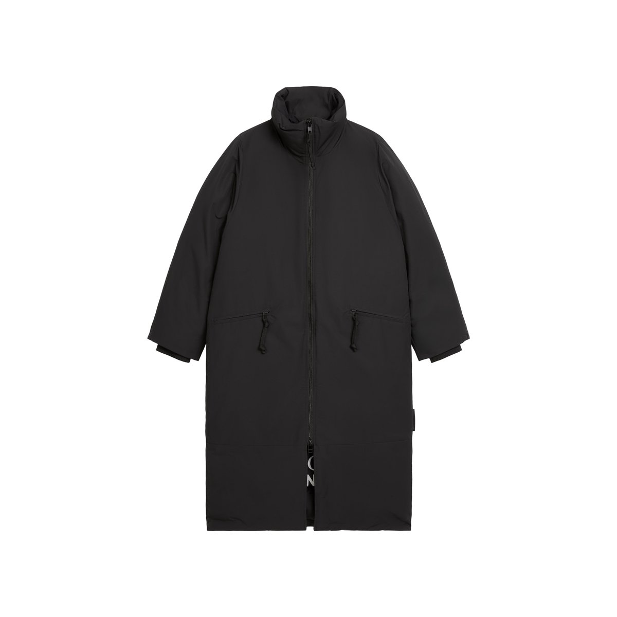 Manteau matelassé Outdoor relaxed en polyester résistant à l'eau noir, MARC O’POLO DENIM