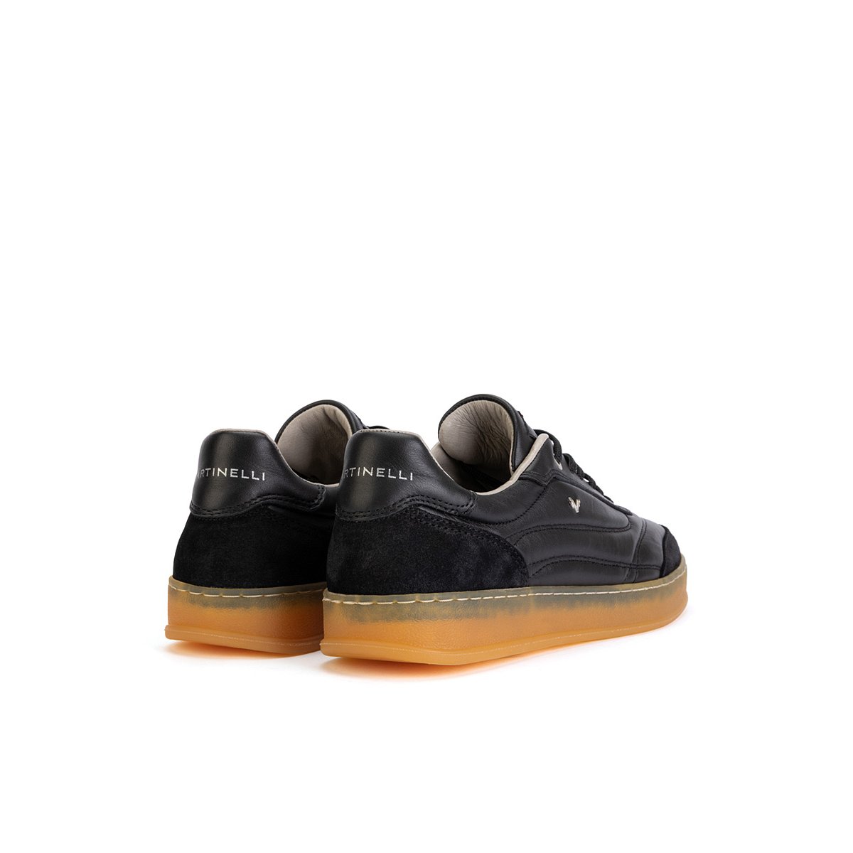 Baskets cuir Seaford black, MARTINELLI