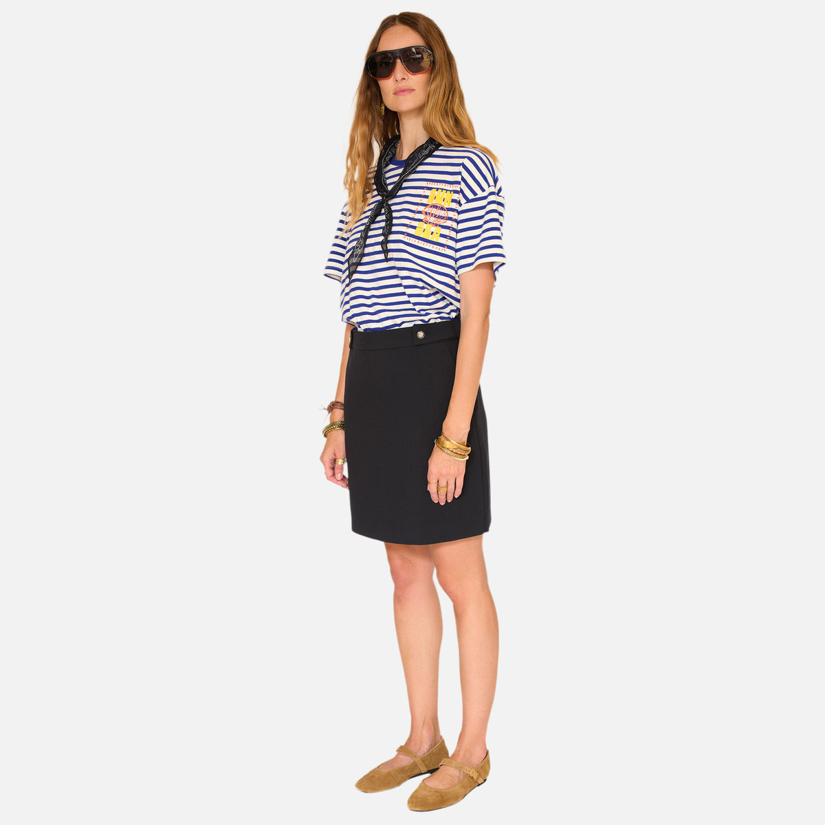 Jupe JAVAS navy, MKT STUDIO