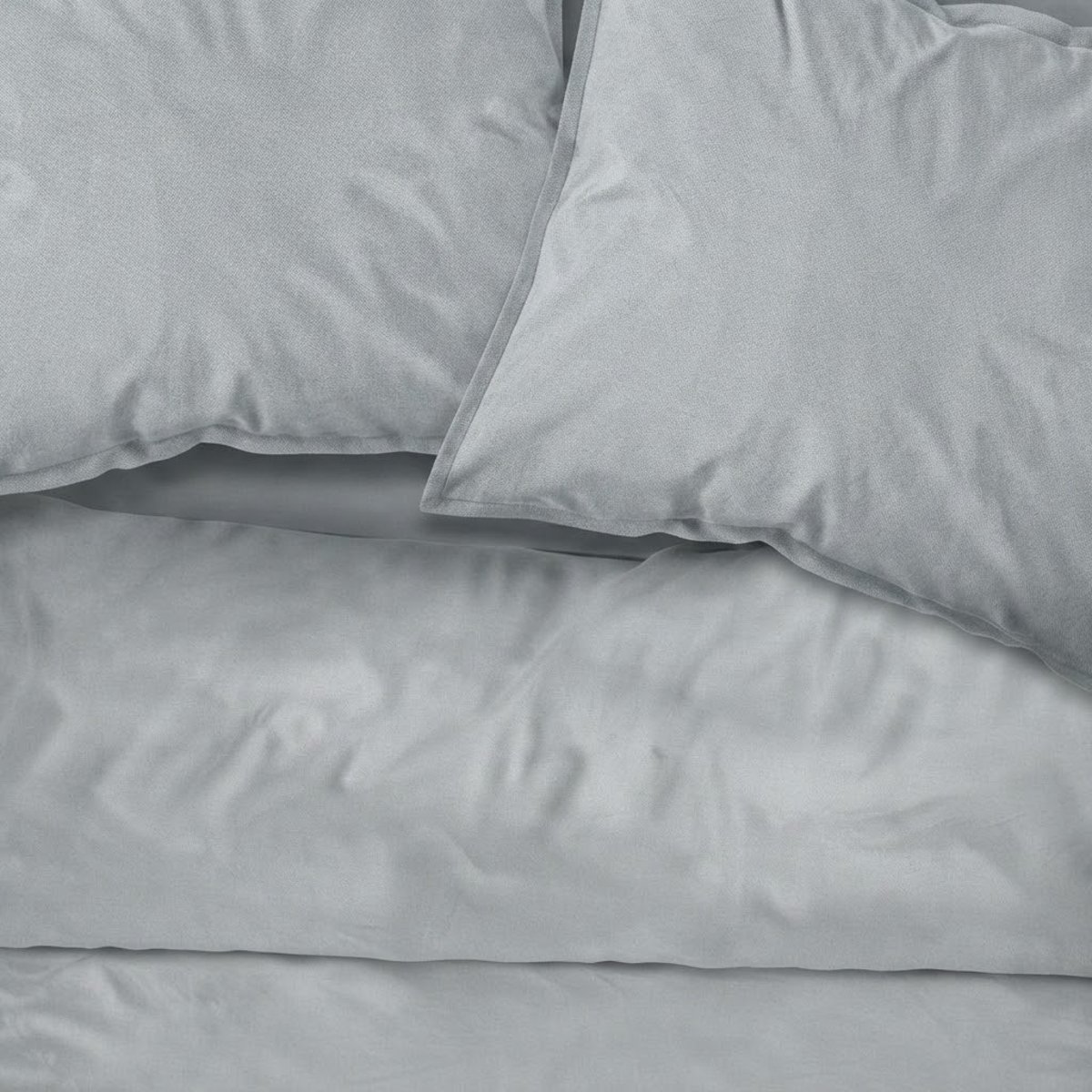Housse de couette en coton Bien être gris, EDEN