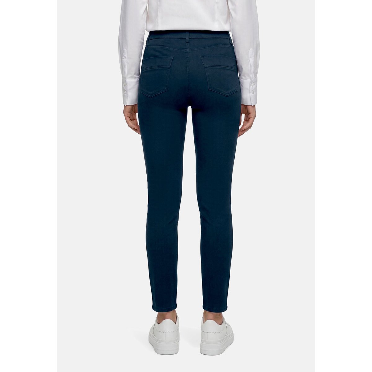 Pantalon casual coupe slim fit dark sky, BETTY BARCLAY