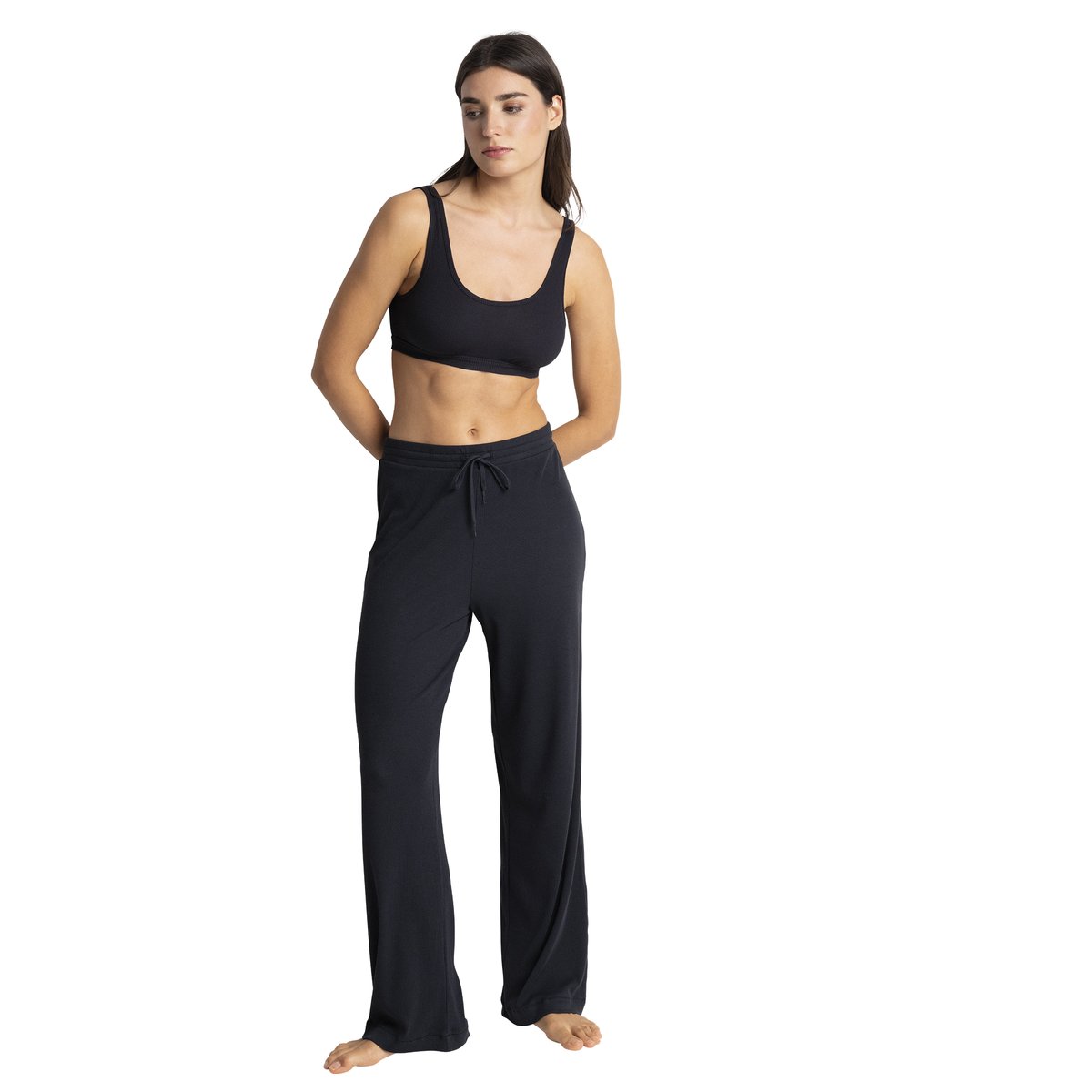 Bas de pyjama long KATE noir, PASSIONATA