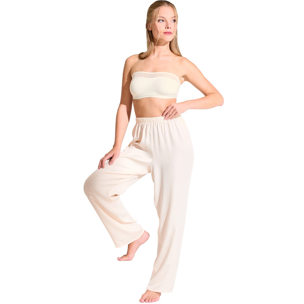 Bas pyjama pantalon PARIS ivoire, LISCA