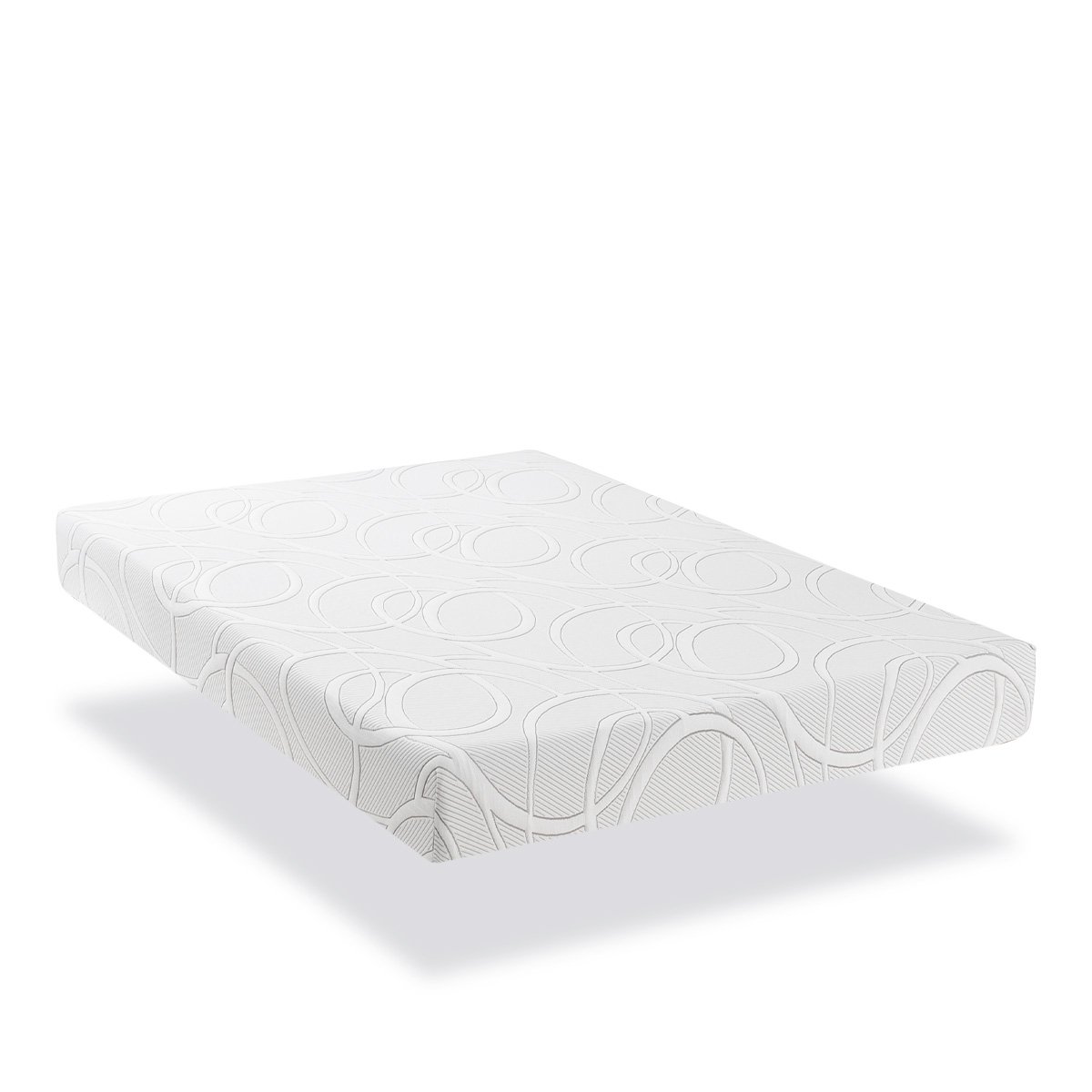Matelas Mousse Eupraxie 120x190 cm Accueil Mémoire de forme blanc, OLYMPE LITERIE