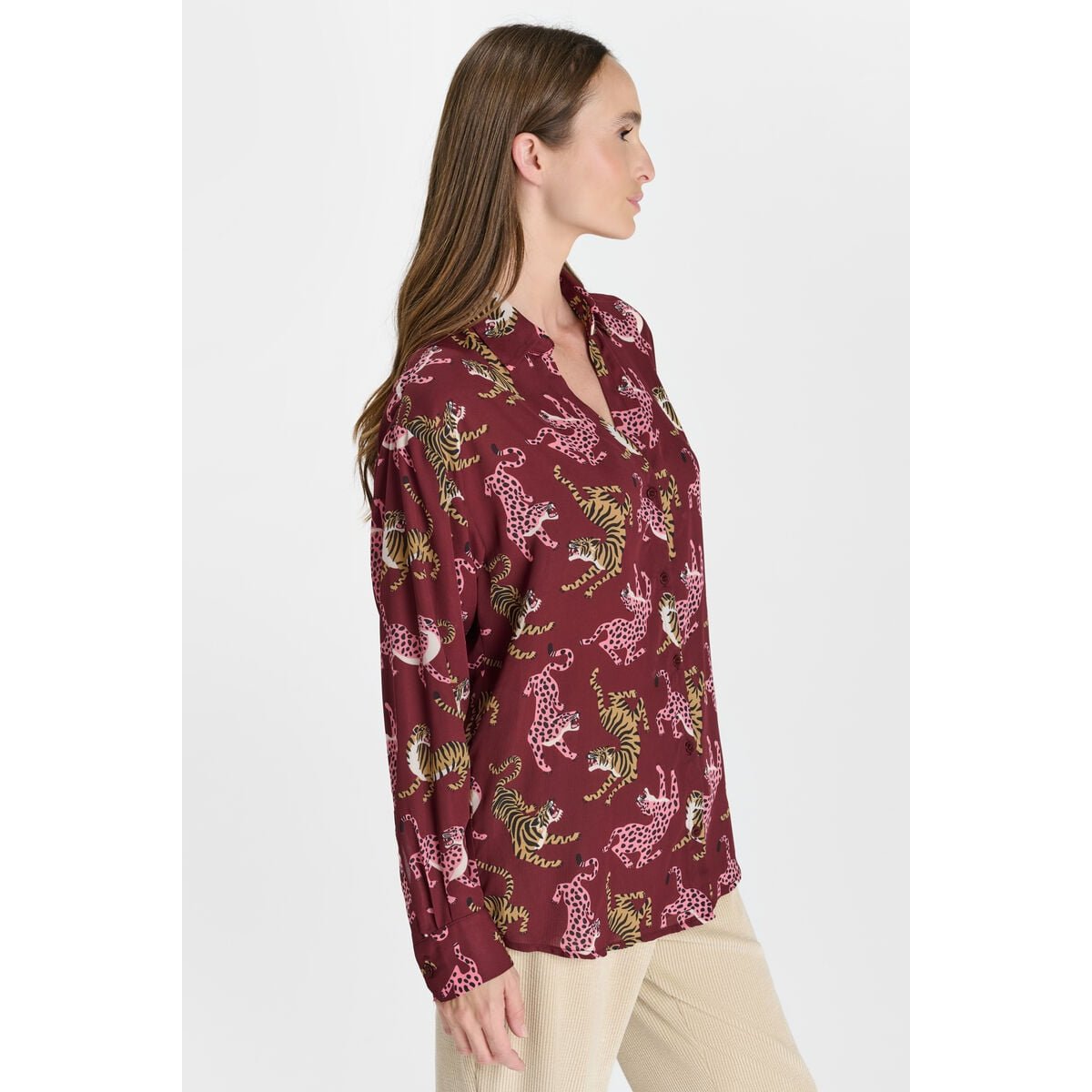 Chemise RORY burgundy, LE TEMPS DES CERISES