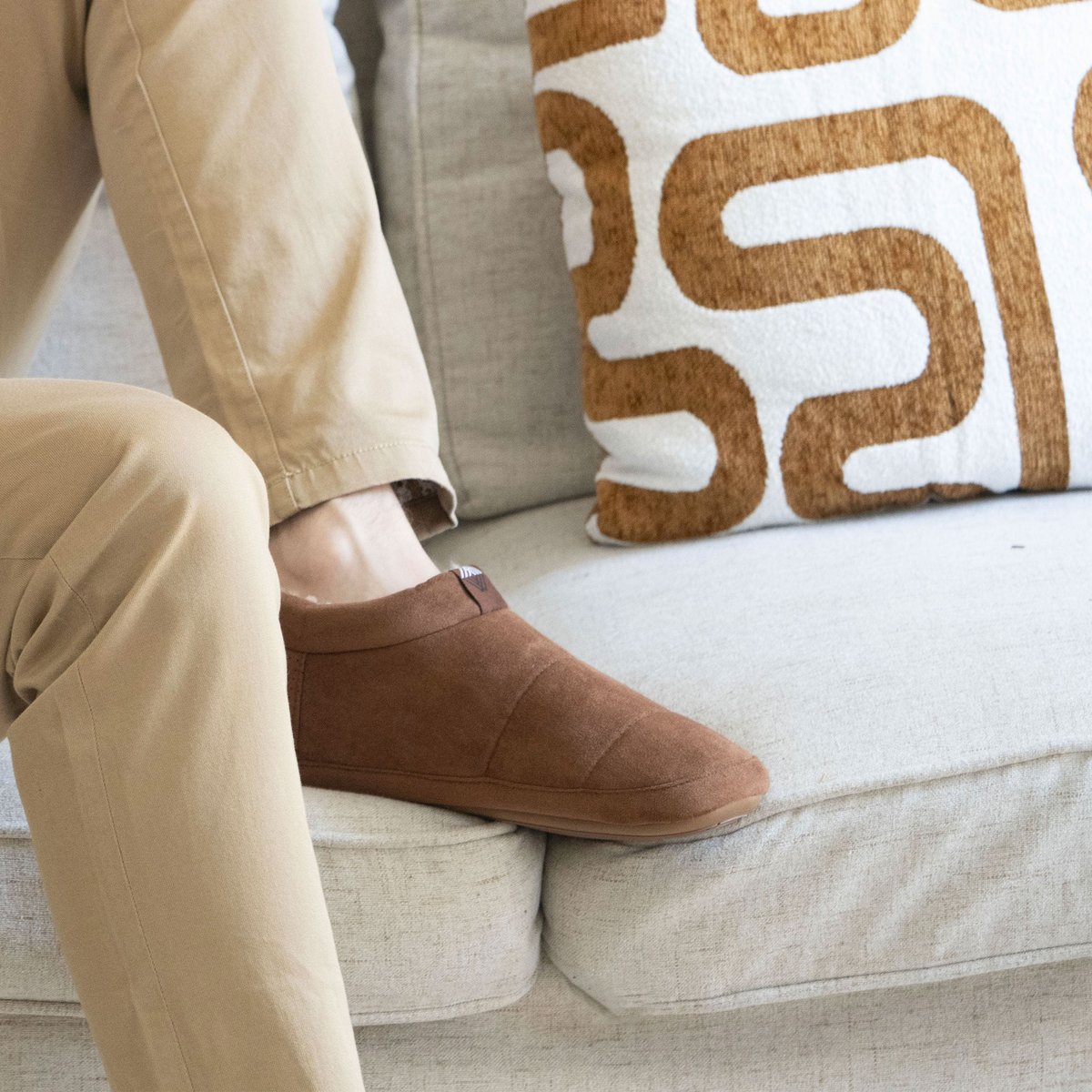 Chaussons extra-light Bottillons brun, ISOTONER